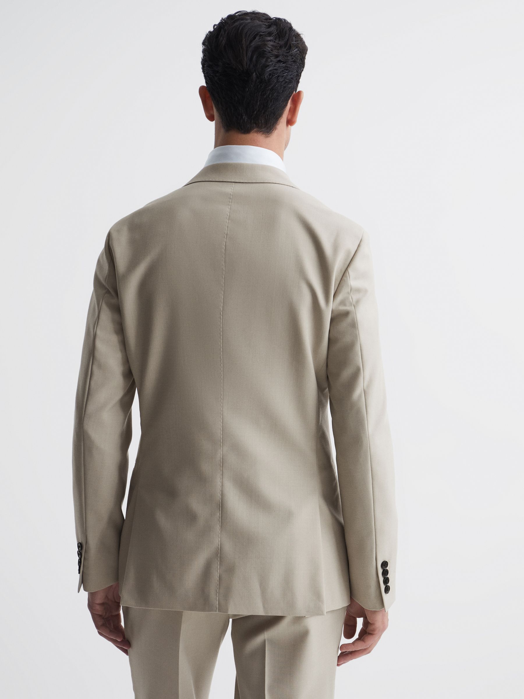 Fine Stone Modern Fit Single Breasted Wool Blazer