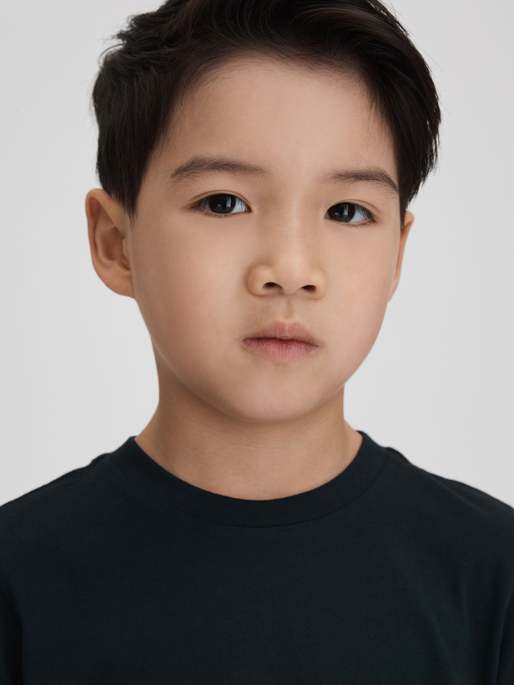 3-9 yrs Crew Neck T-Shirt in Navy