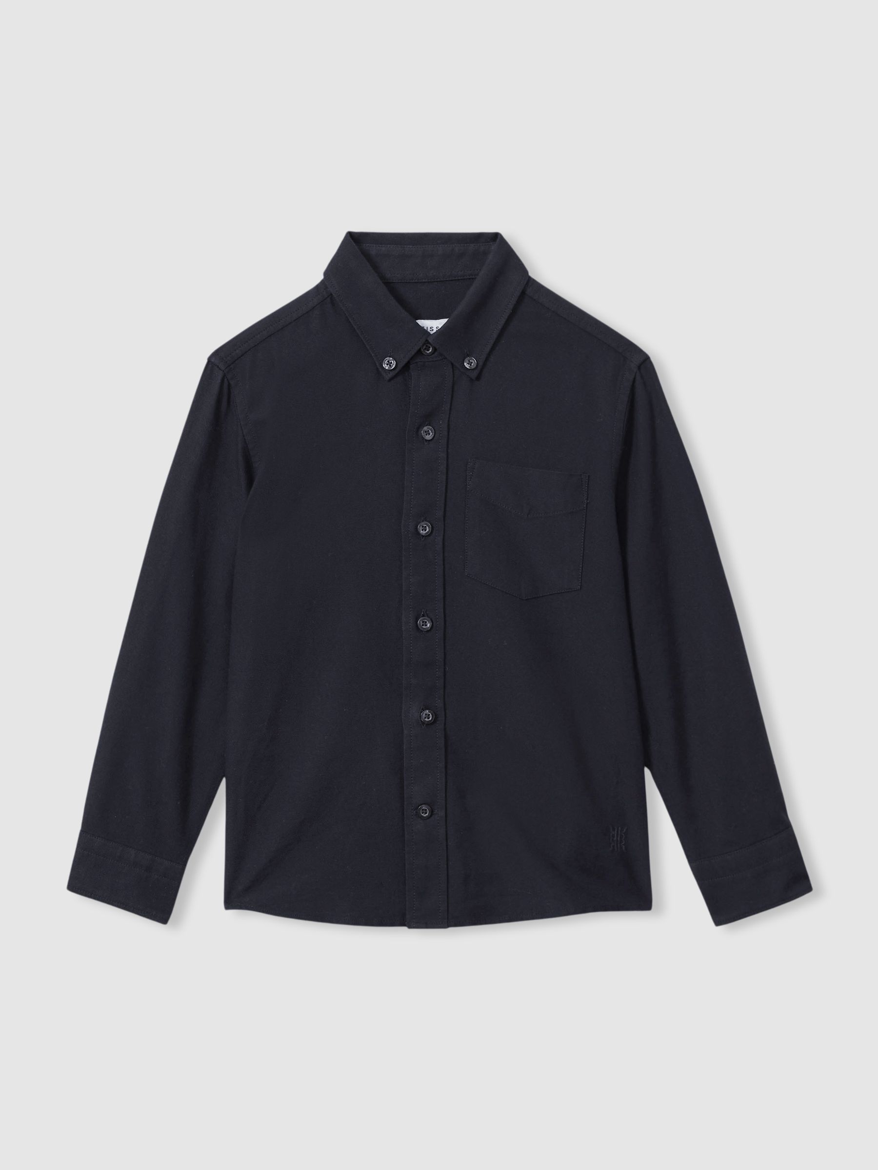 9-13 yrs Button Down Oxford Shirt in Navy
