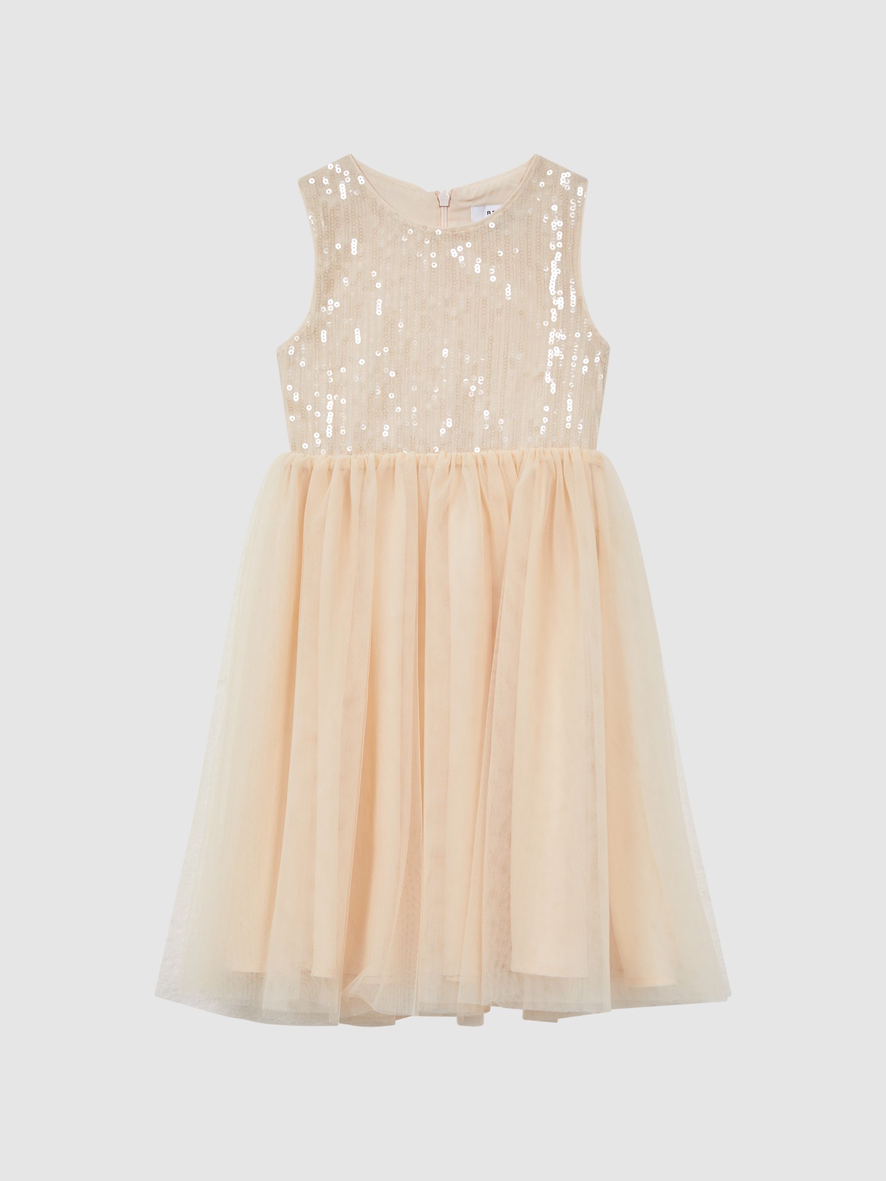 9-14 yrs Sequin Tulle Dress in Pink