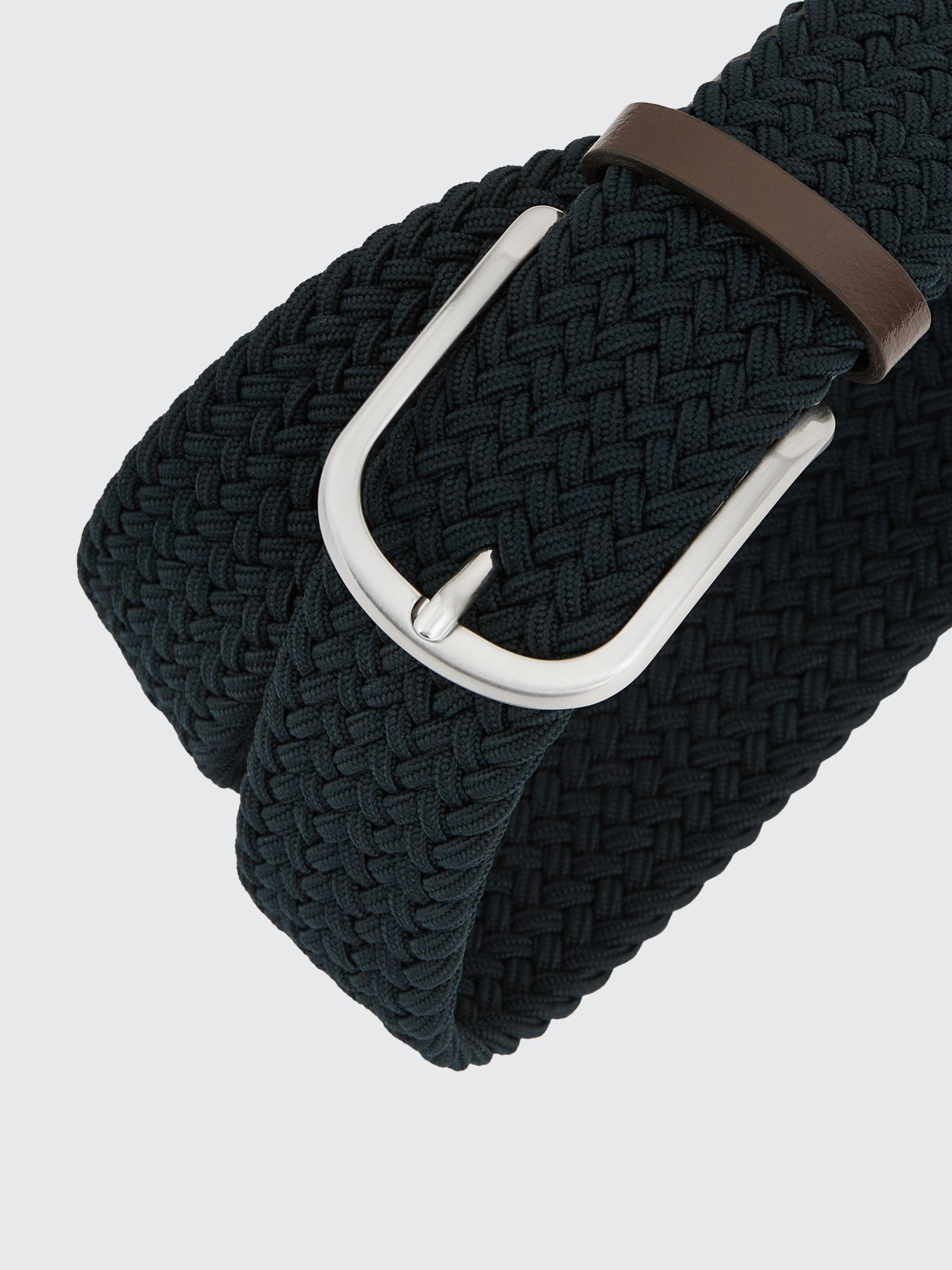 Woven Belt in Navy