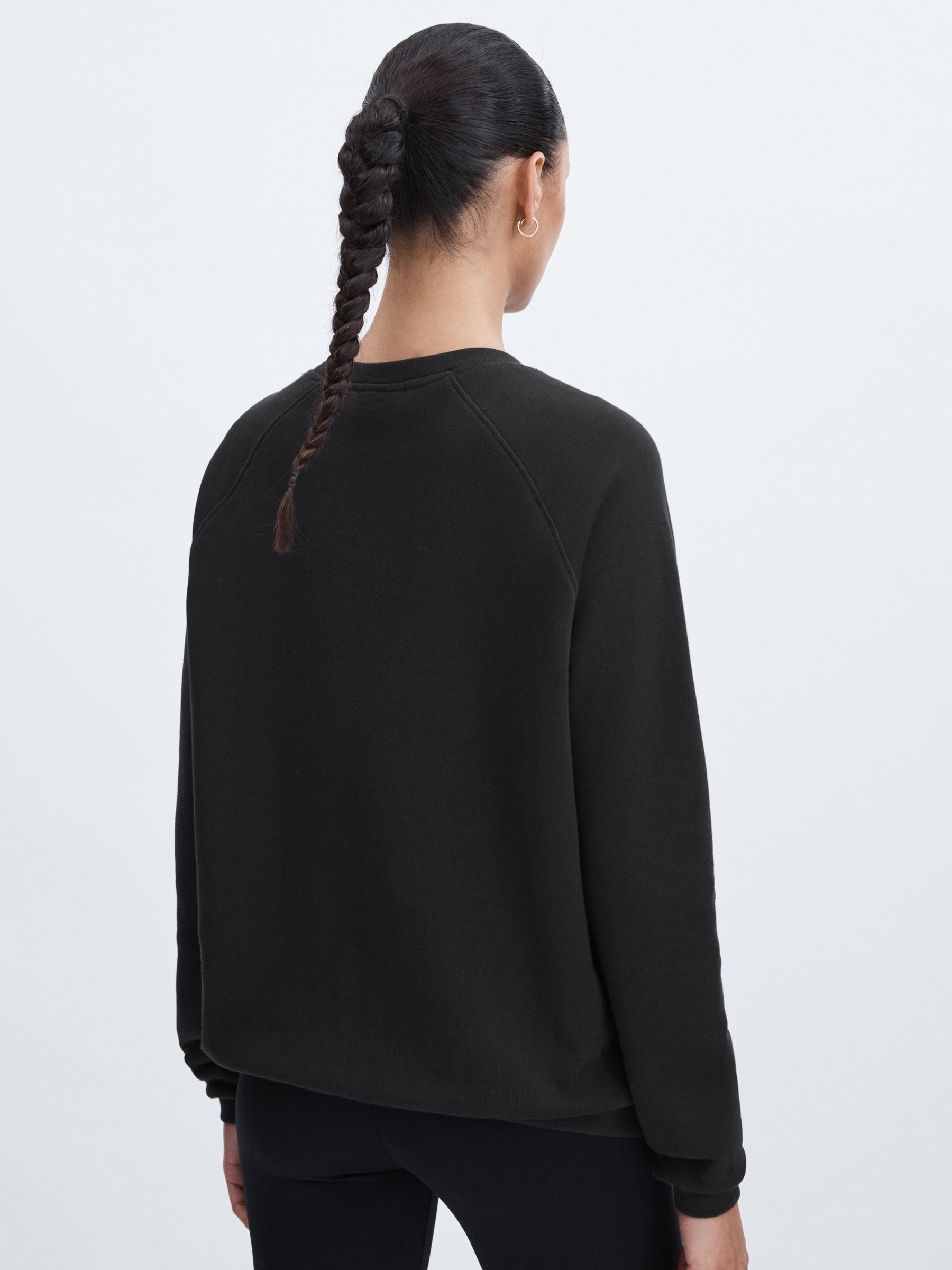 The Upside Cotton Logo Sweatshirt in Black