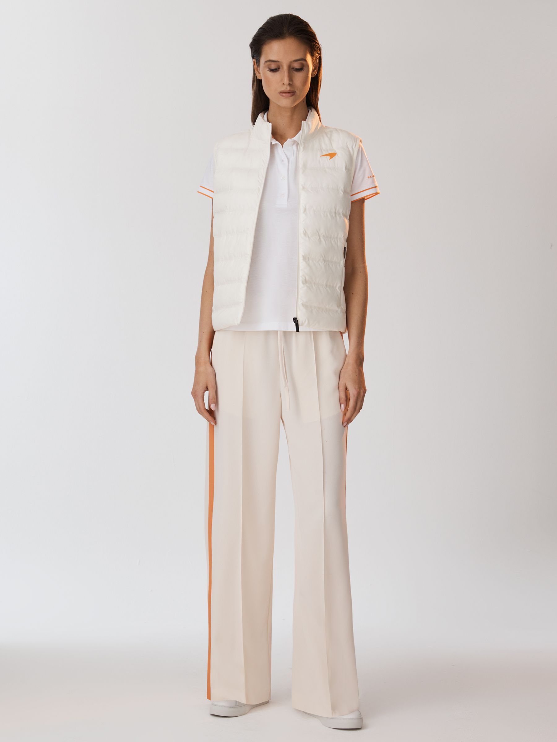 McLaren F1 Hybrid Quilt and Knit Gilet in White