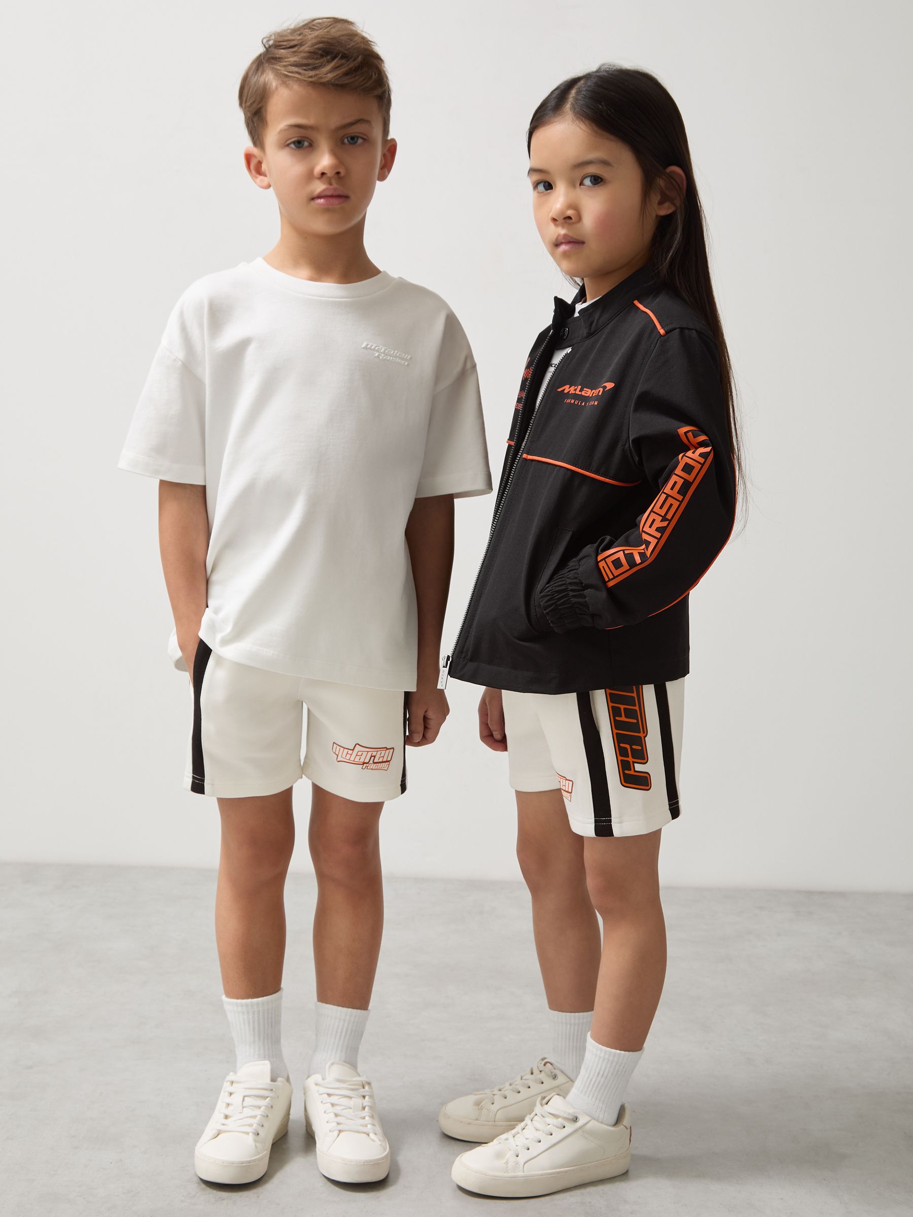 9-13 yrs McLaren F1 Team Drawstring Shorts Unisex Fit in White