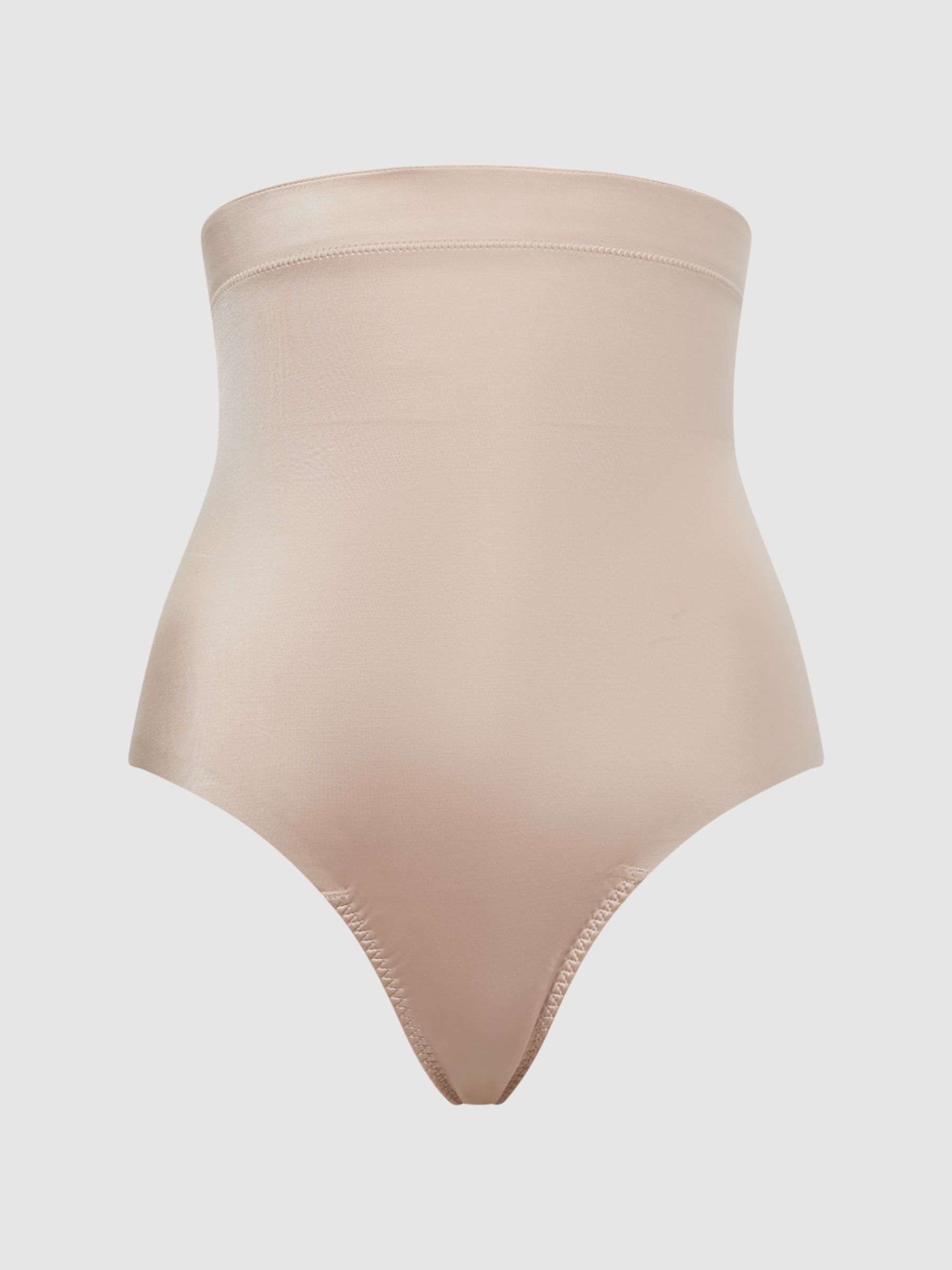 Spanx Shapewear Firming High-Waisted Thong in Champagne