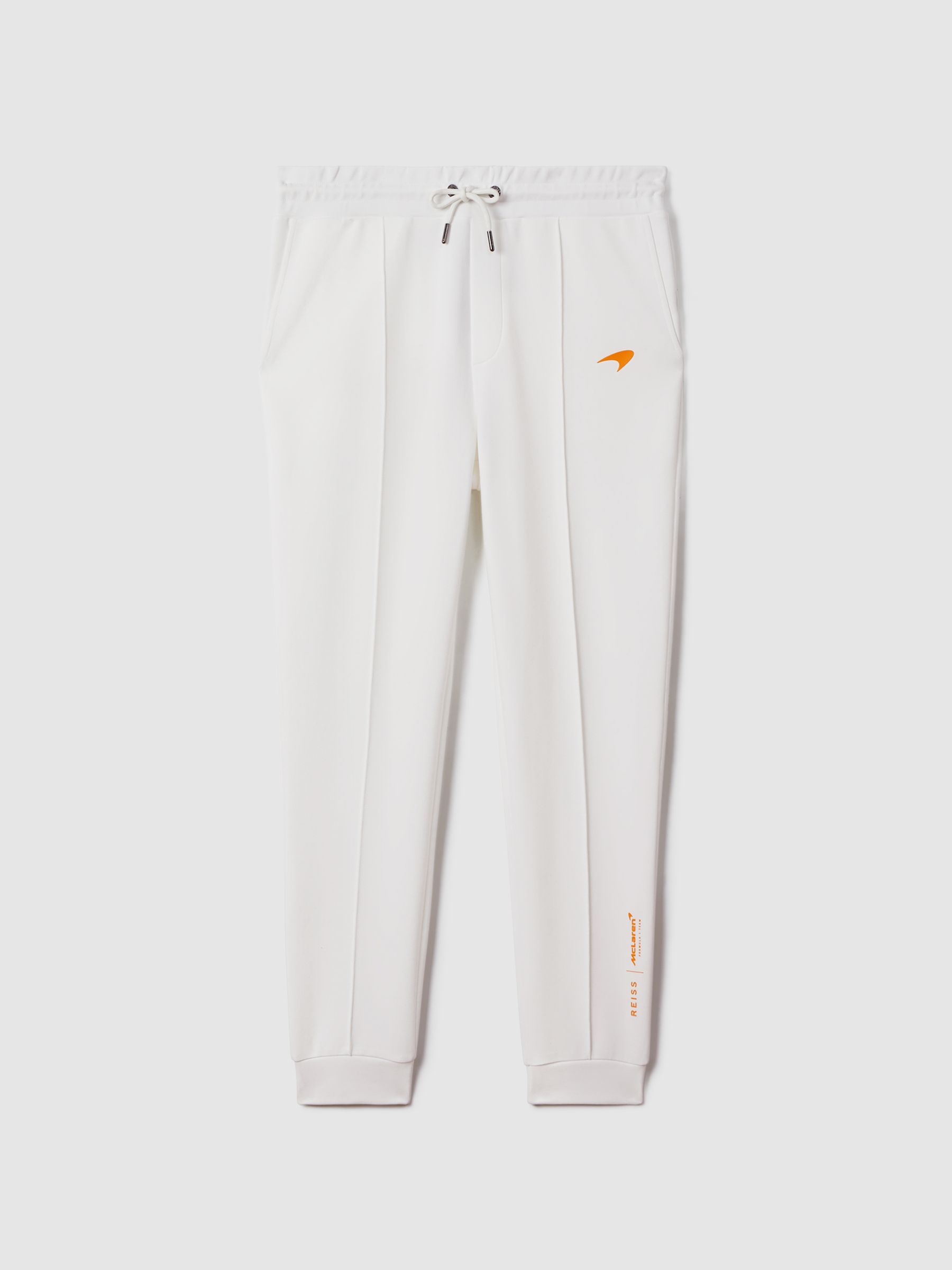 McLaren F1 Interlock Jersey Drawstring Joggers in White