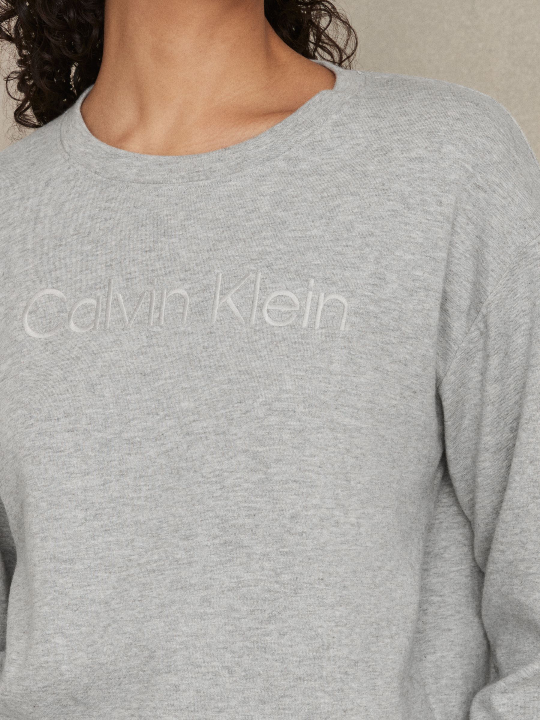Relaxed Logo Sweatshirt in Heather Grey