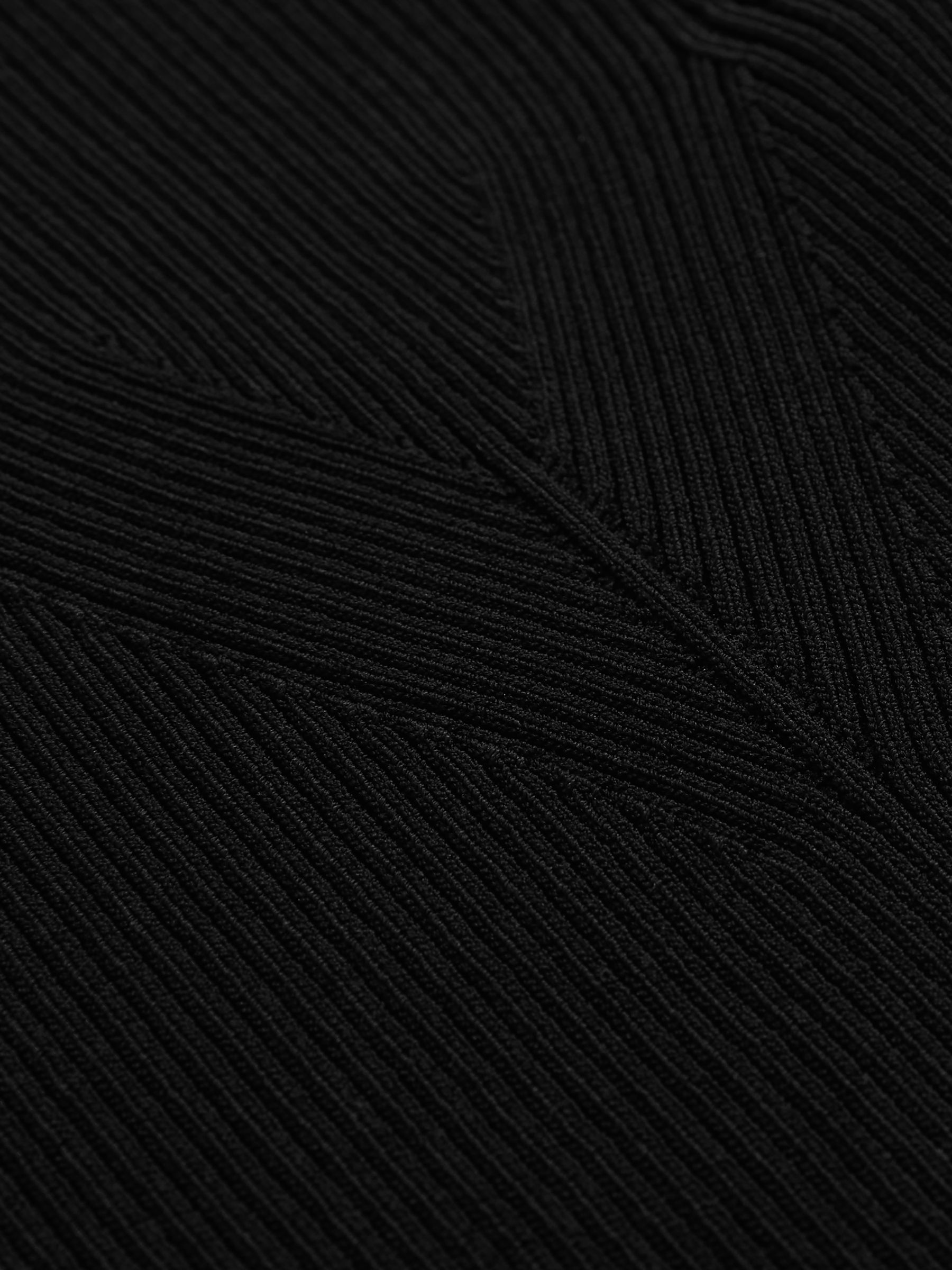 McLaren F1 Team Cut-Out Knit Crop Top in Black
