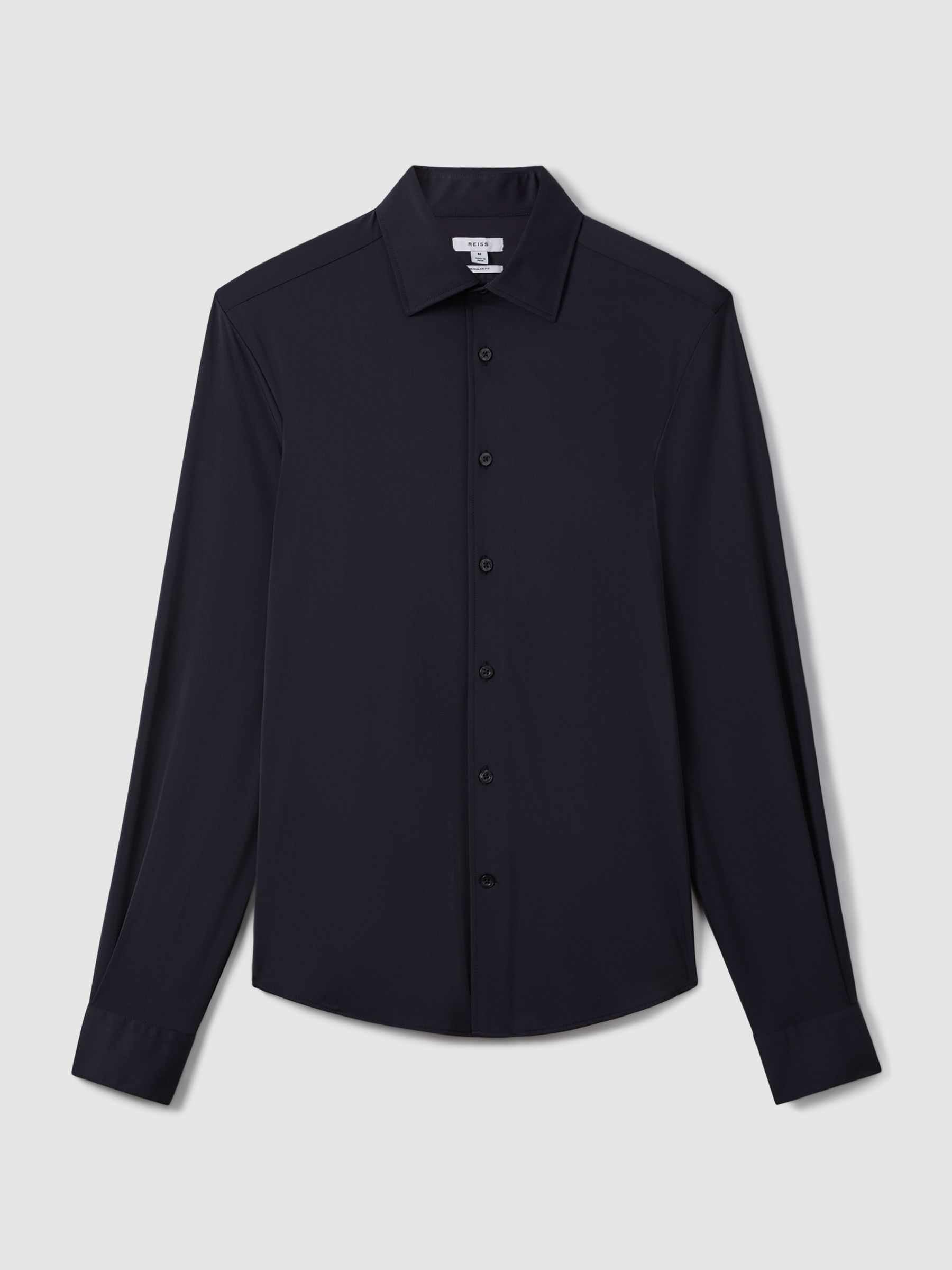 Long-Sleeve Travel Shirt in Navy