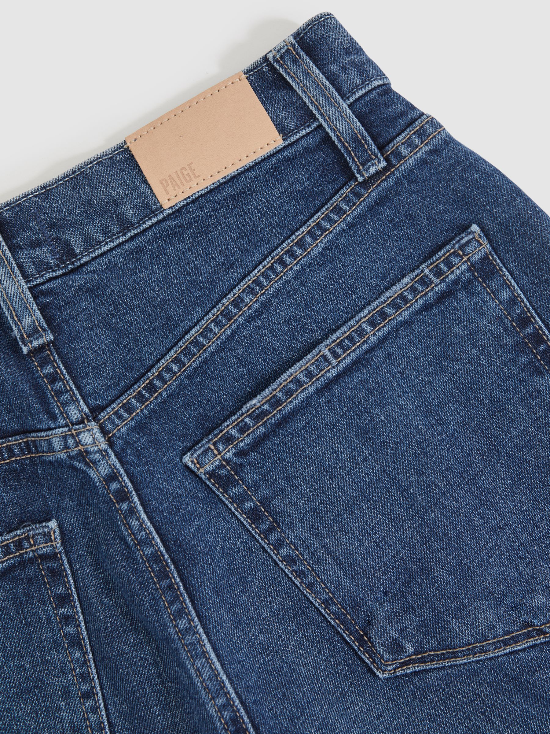 Paige Arellia Ankle Jeans in Mid Blue