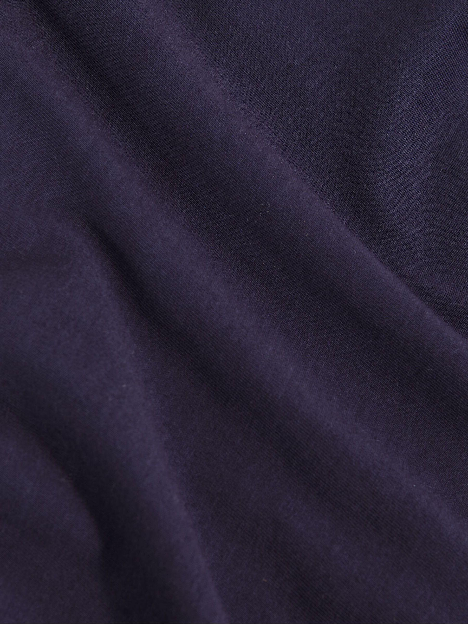 3-9 yrs Cotton Crew Neck T-Shirt in Navy