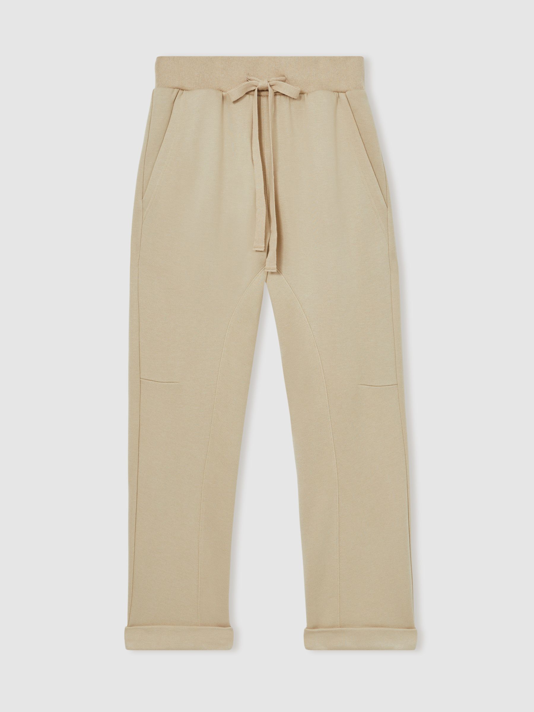 Reiss | Les 100 Ciels Jersey Joggers in Mink
