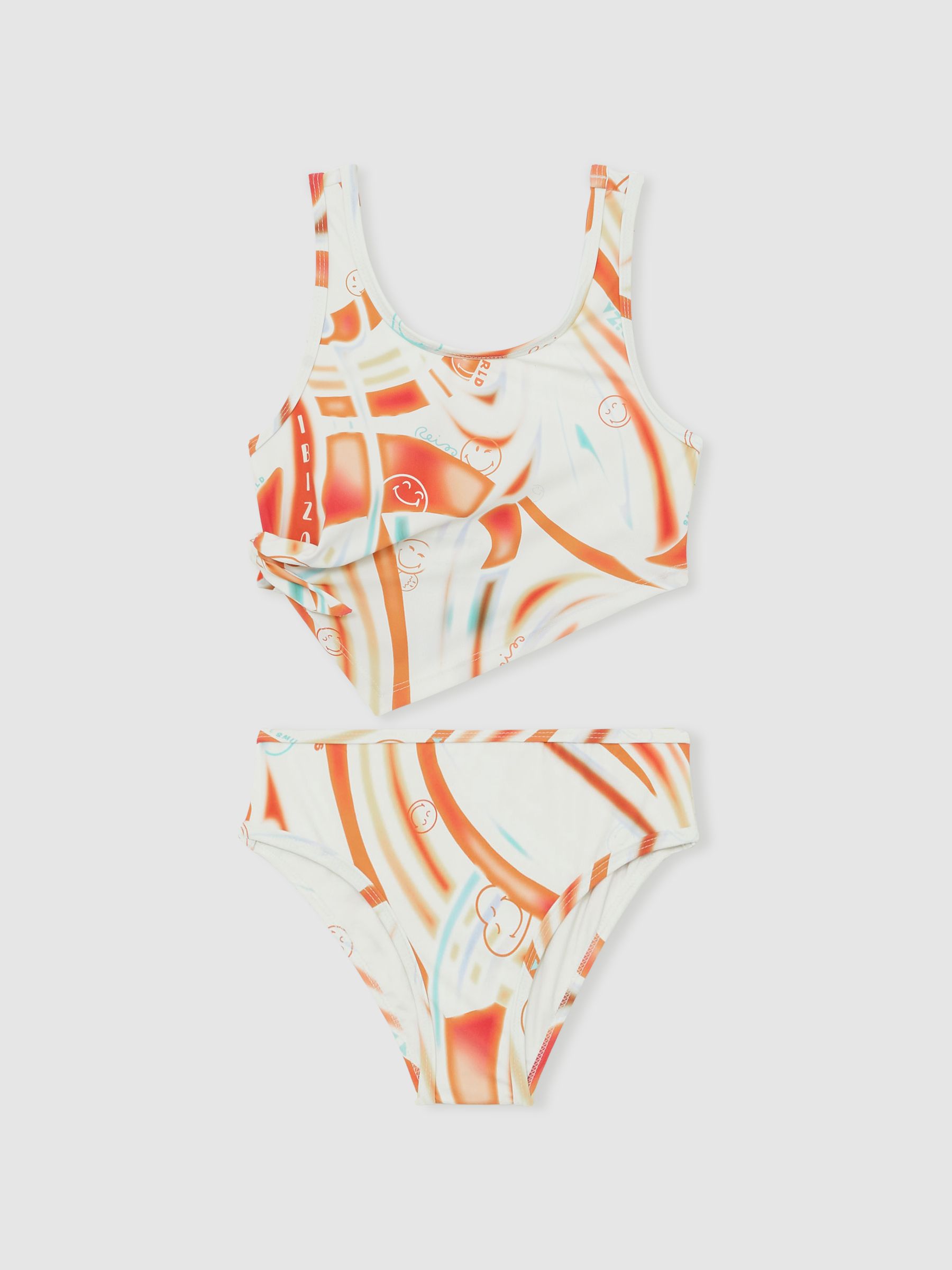 13-14 yrs SmileyWorld | Reiss Printed Bikini Set in Multi