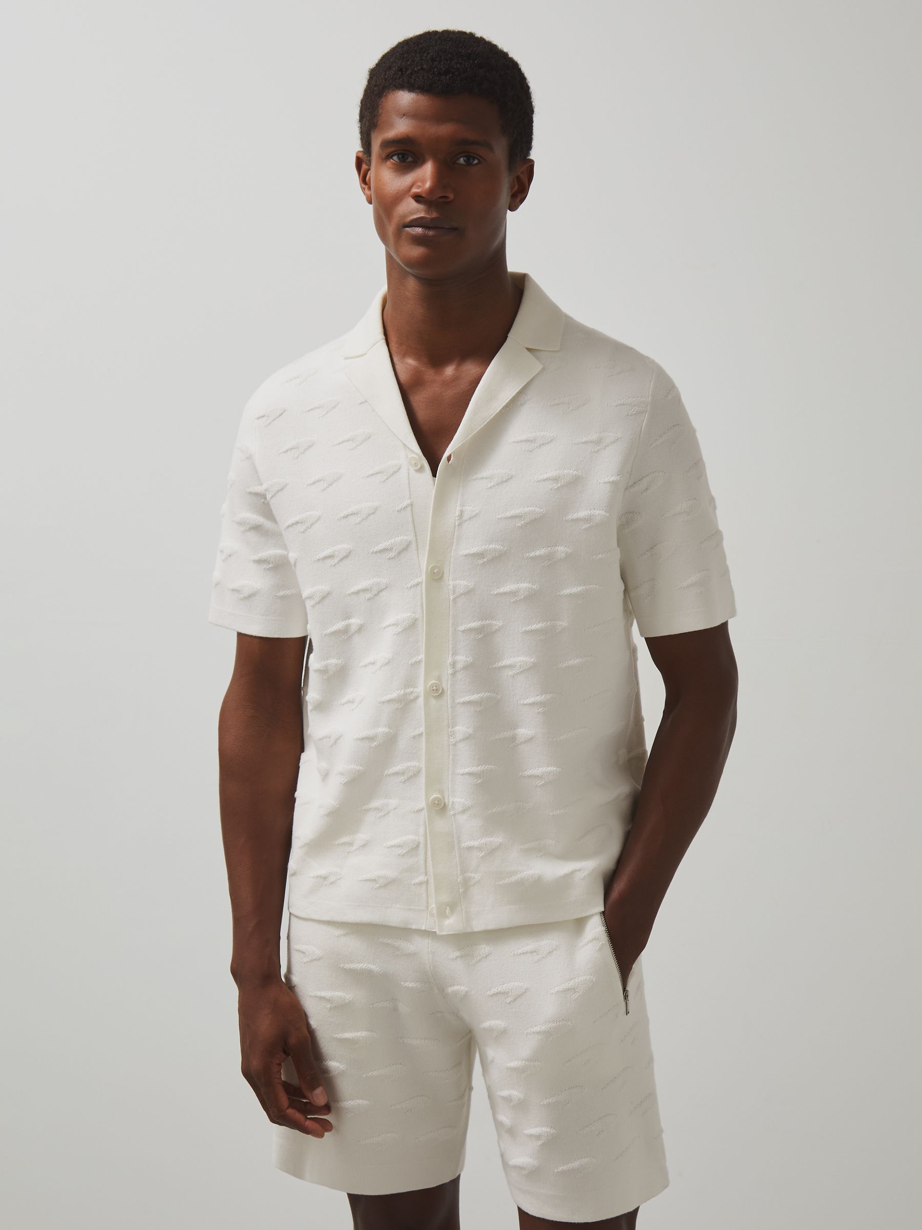 McLaren F1 Team Speedmark Knit Shirt in White