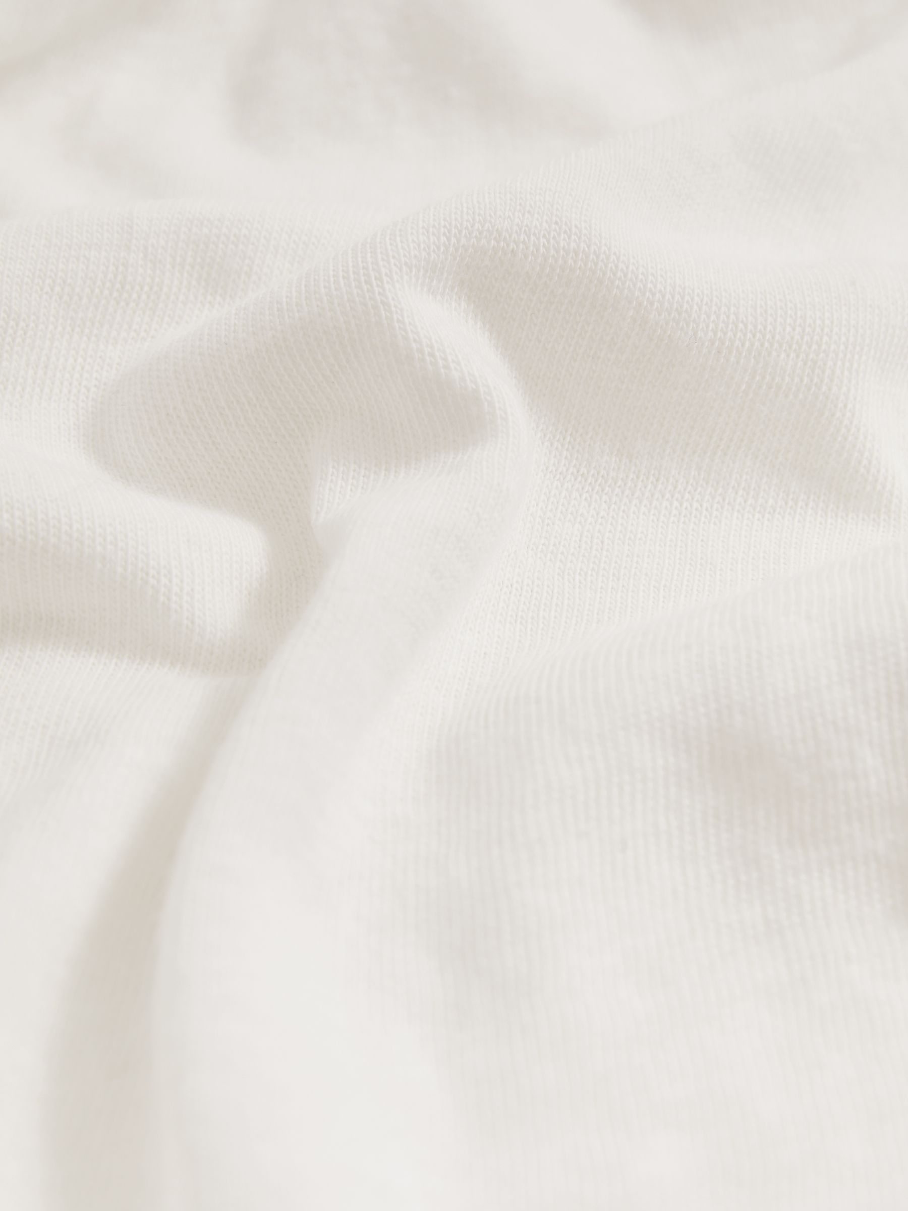 9-13 yrs Oversized Cotton-Blend T-Shirt in Ivory