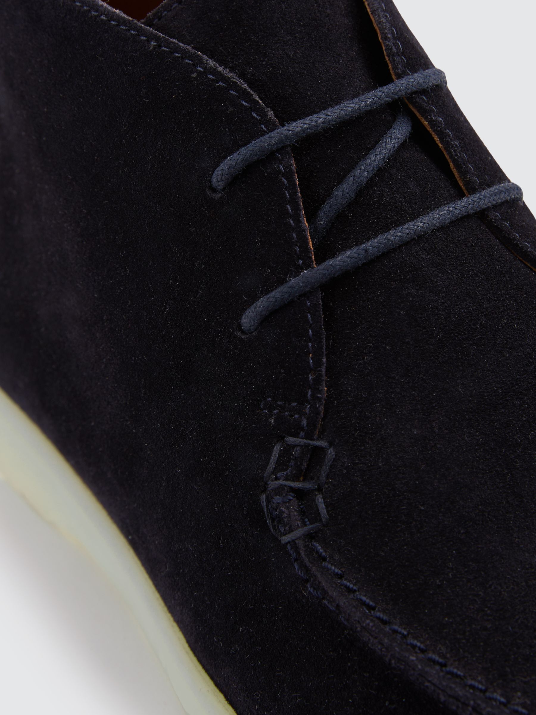 Suede Chukka Boots in Navy