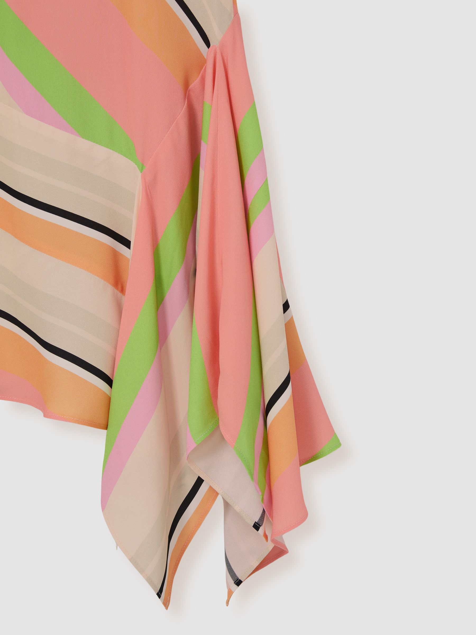 4-9 yrs Stripe-Print Handkerchief Dress in Multi