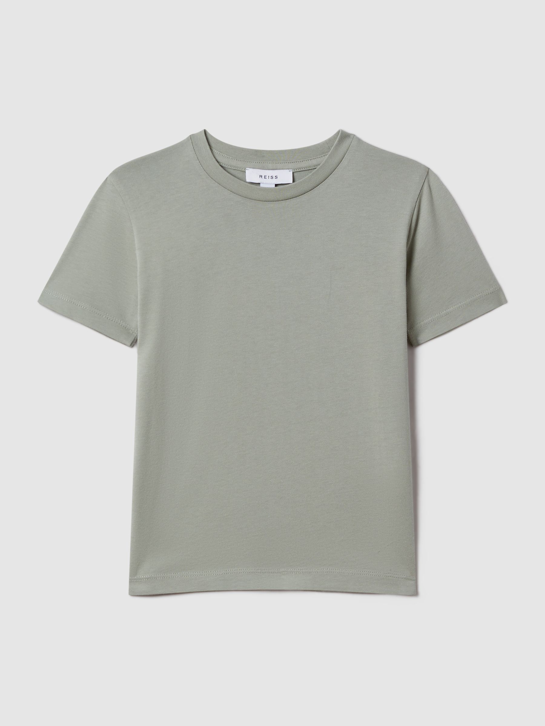 Crew Neck T-Shirt in Pistachio