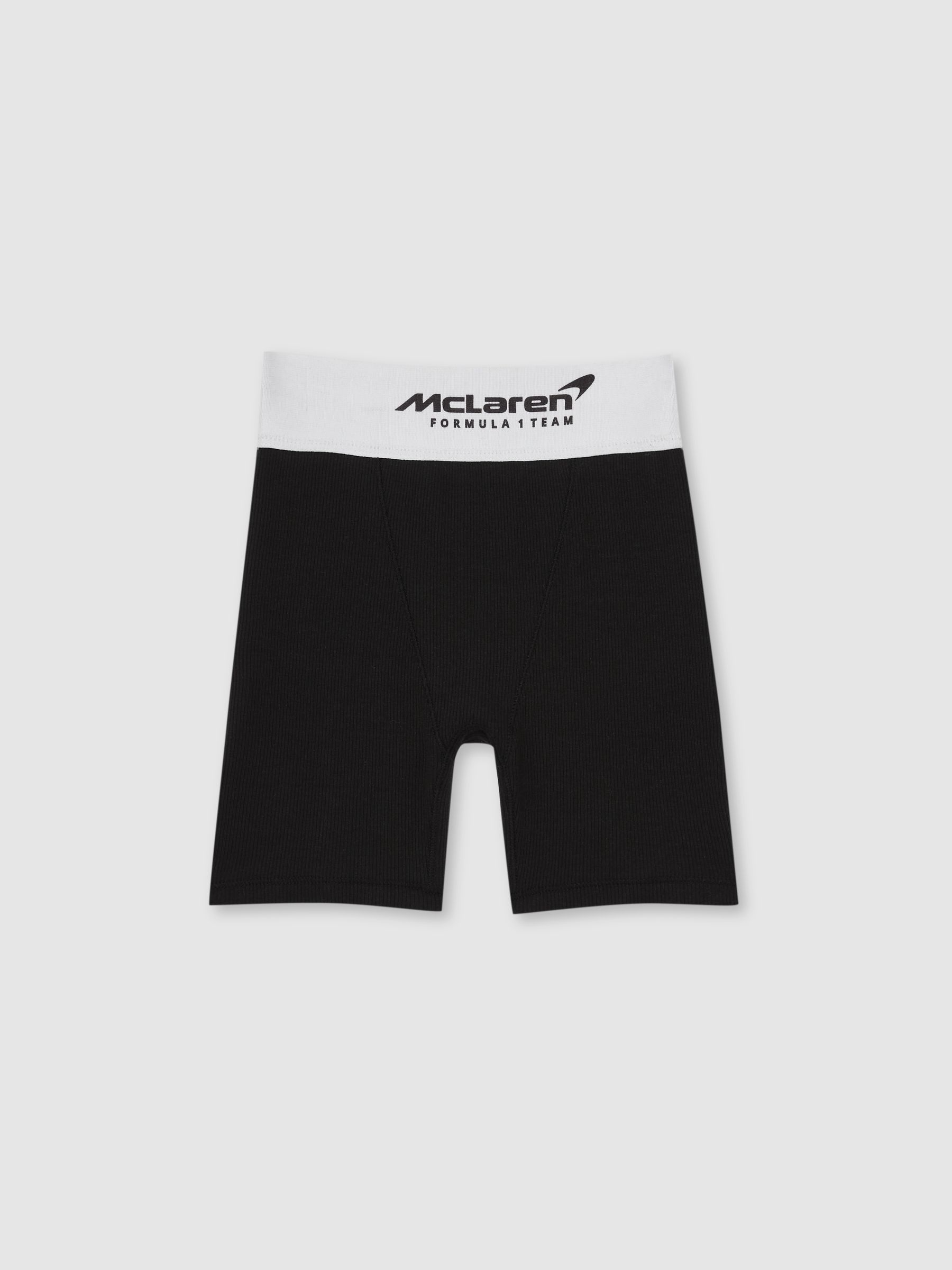 9-13 yrs McLaren F1 Team Ribbed Cycle Shorts in Black