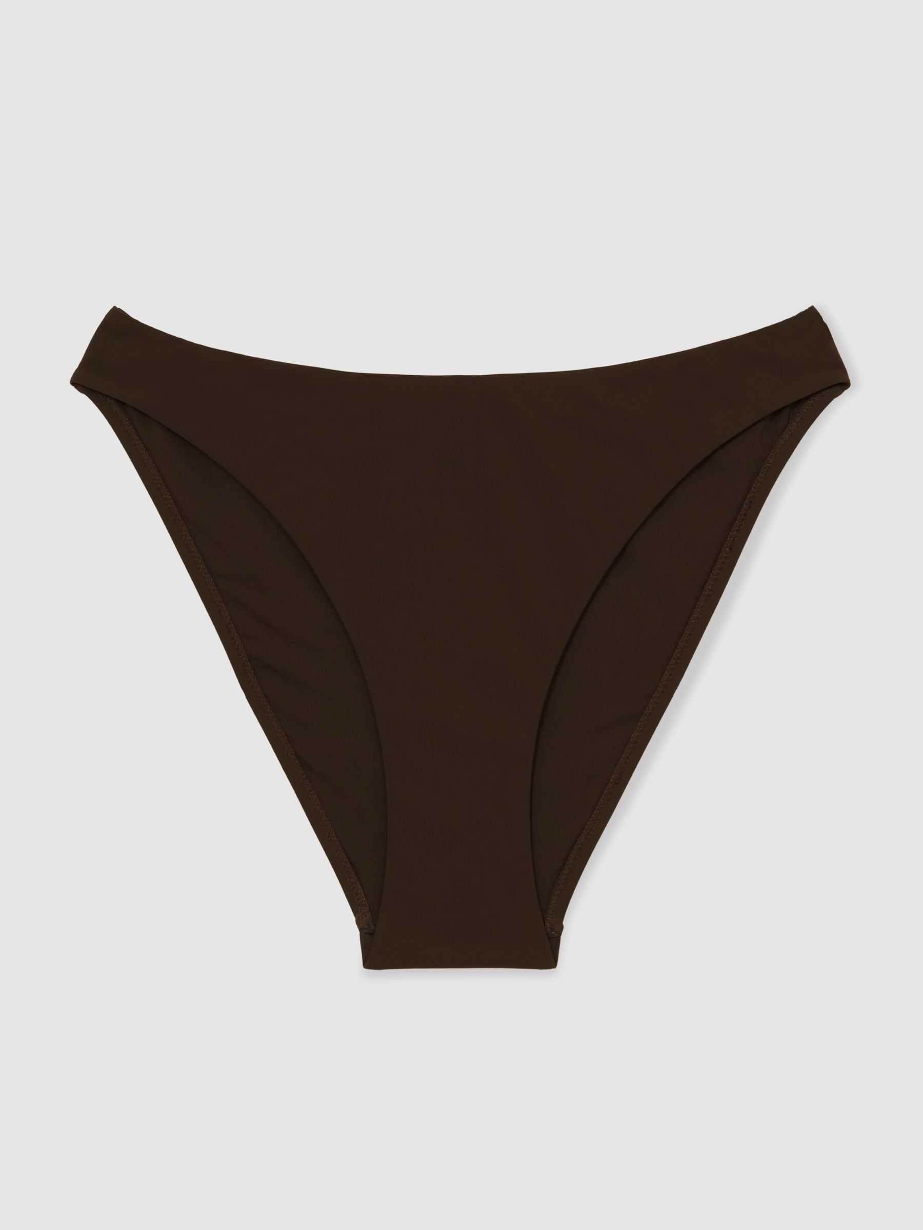 High Cut Bikini Bottoms in Chocolate