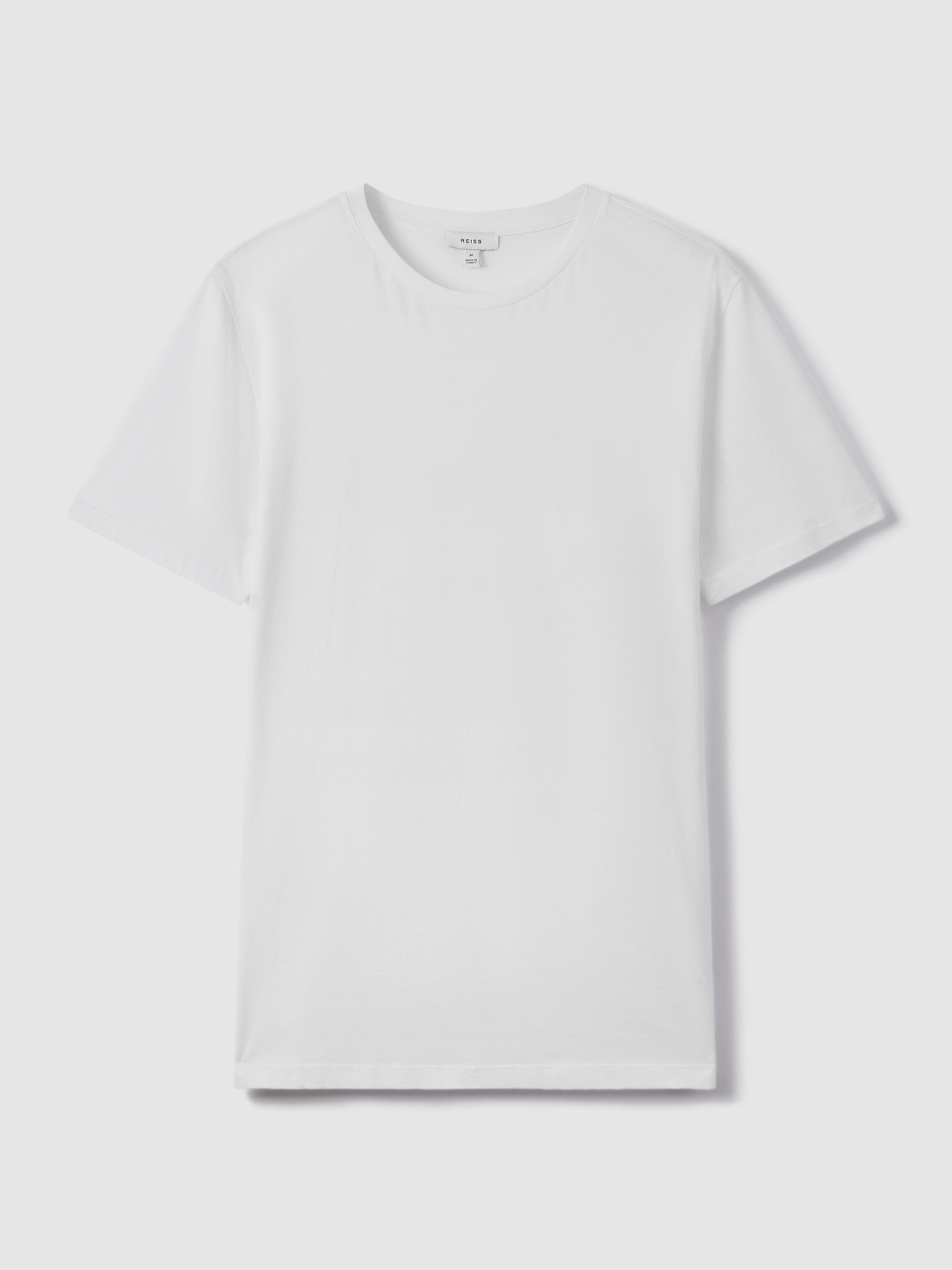 Cotton Crew Neck T-Shirt in White
