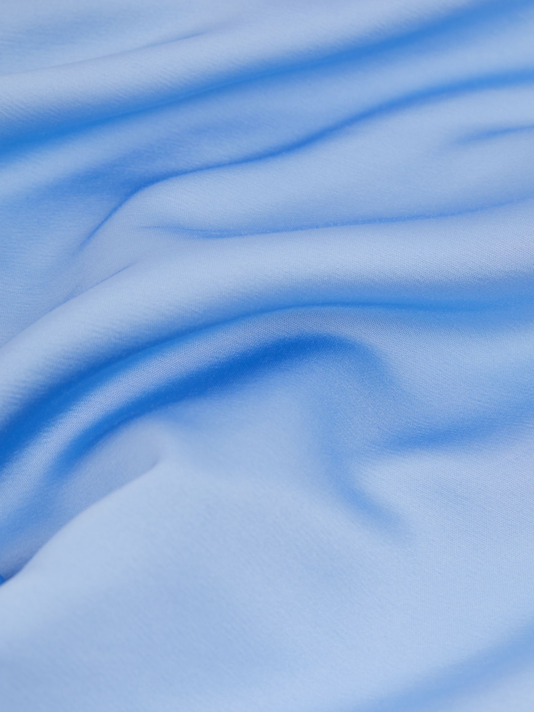 Significant Other Satin Cowl Neck Midi Dress in Blue