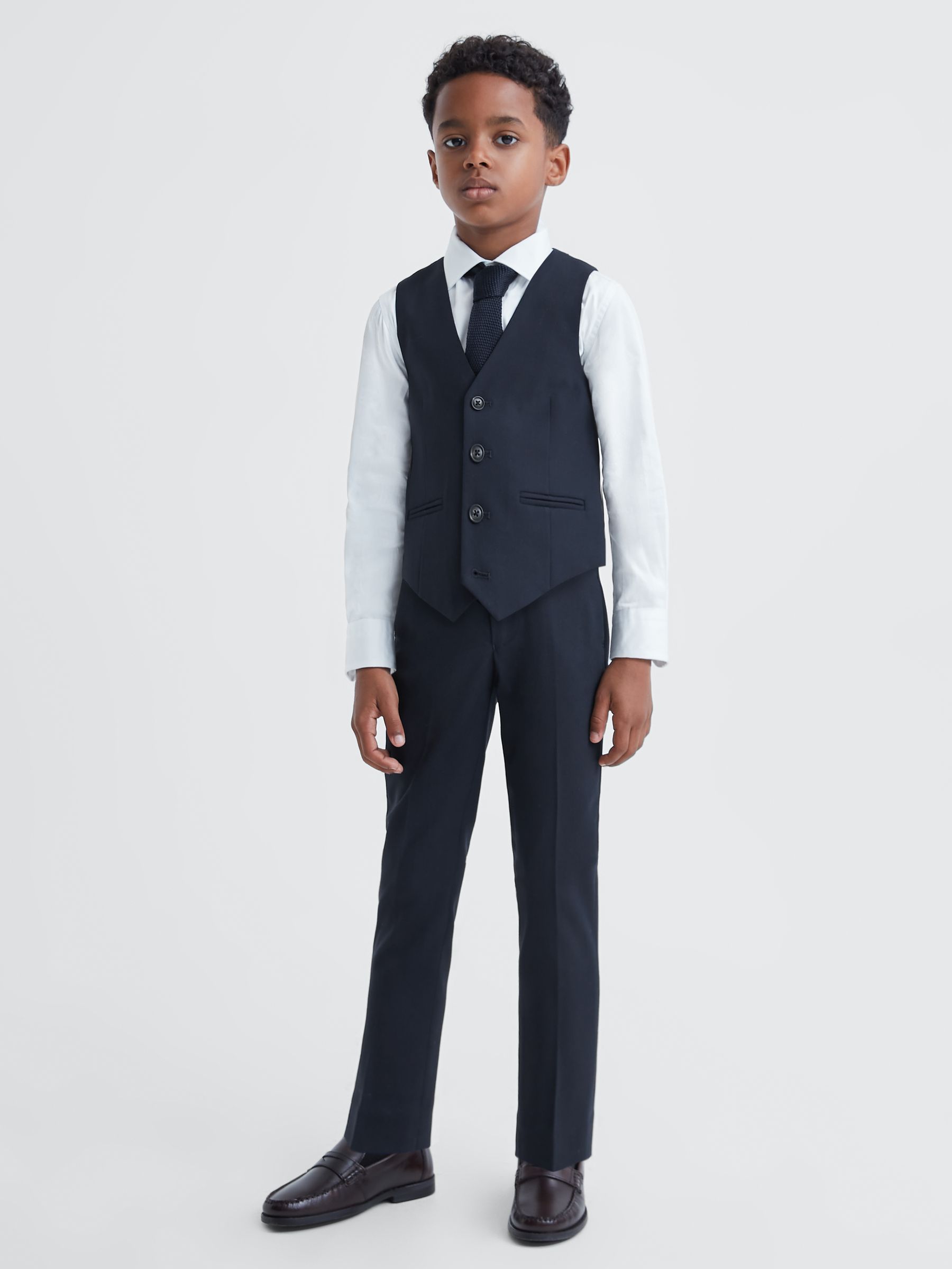 3-9 yrs Wool Blend Waistcoat in Navy