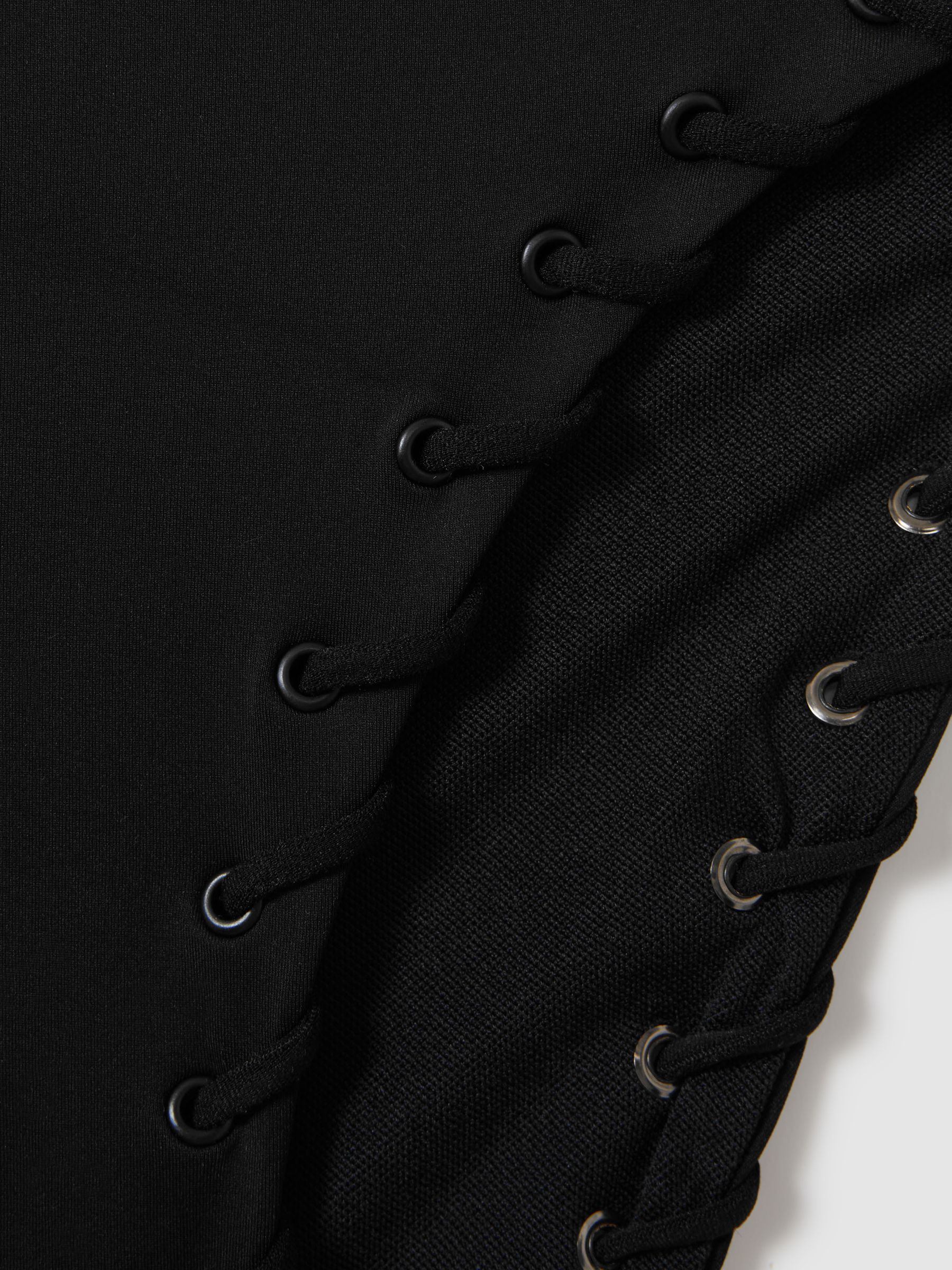 Good American Whip Stitch Bikini Bottoms in Black