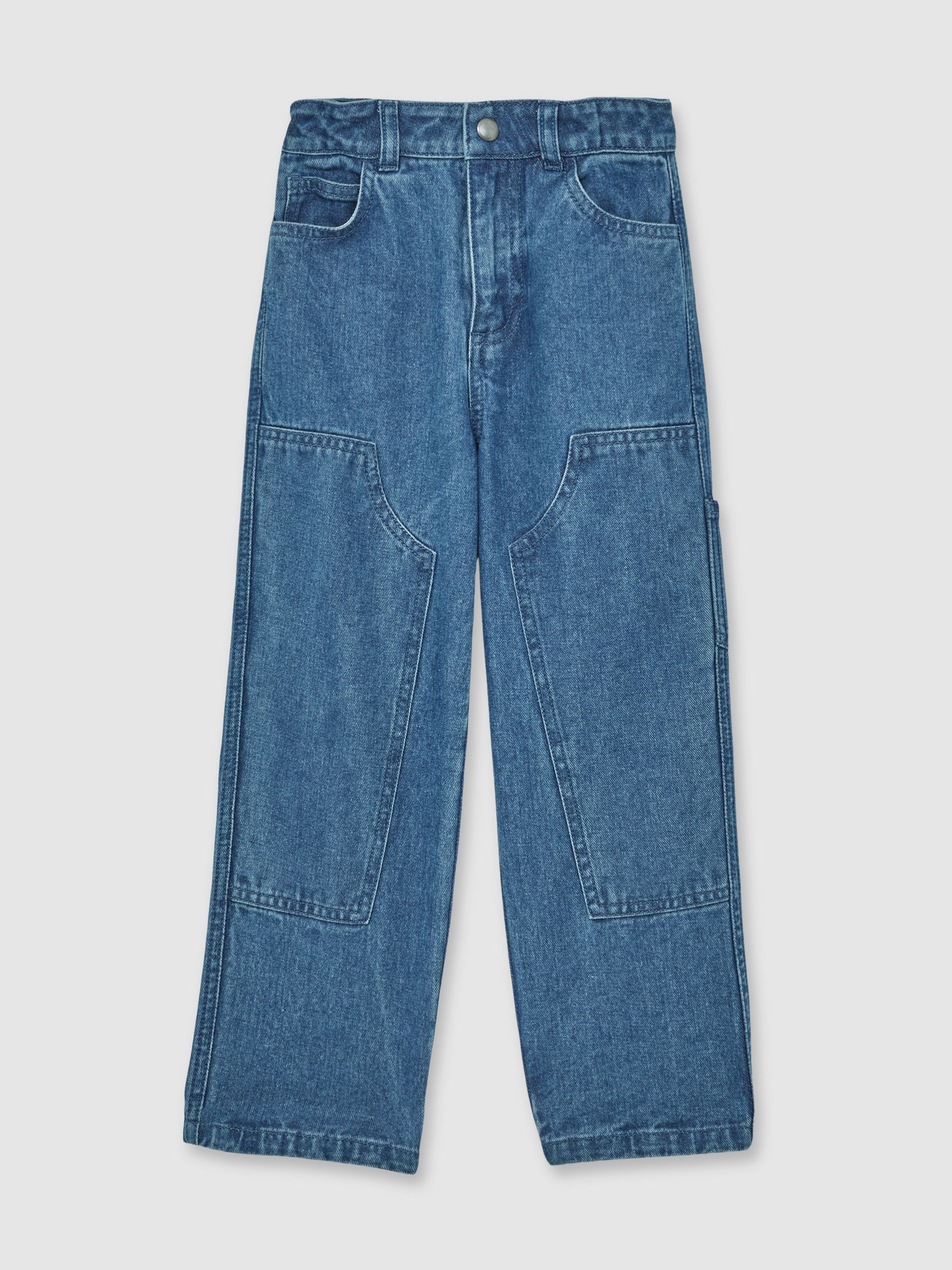 13-14 yrs Straight-Leg Carpenter Jeans in Mid Blue