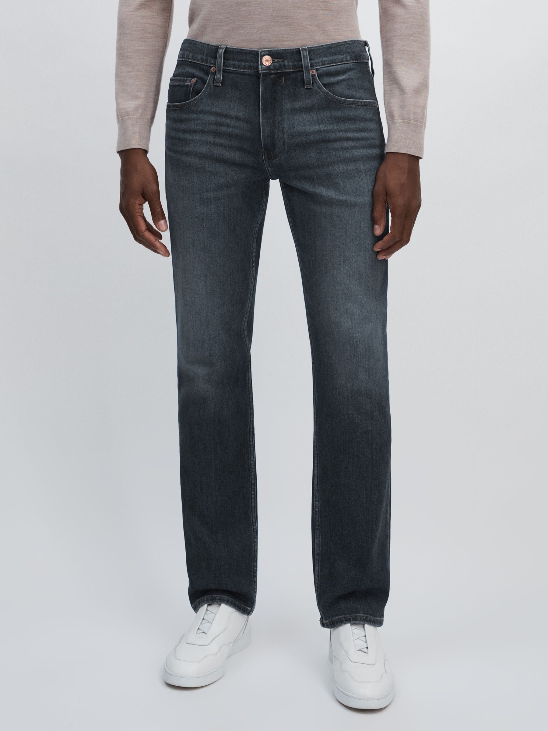Paige Straight-Leg Jeans in Levine