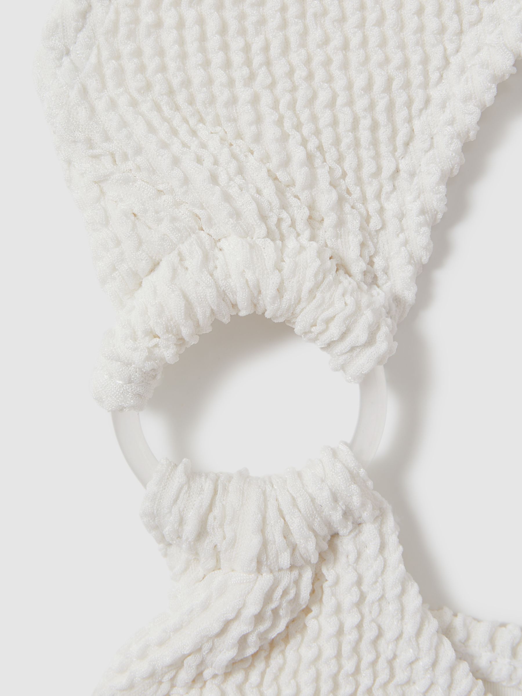 Good American Cut-Out Swimsuit in Cloud White