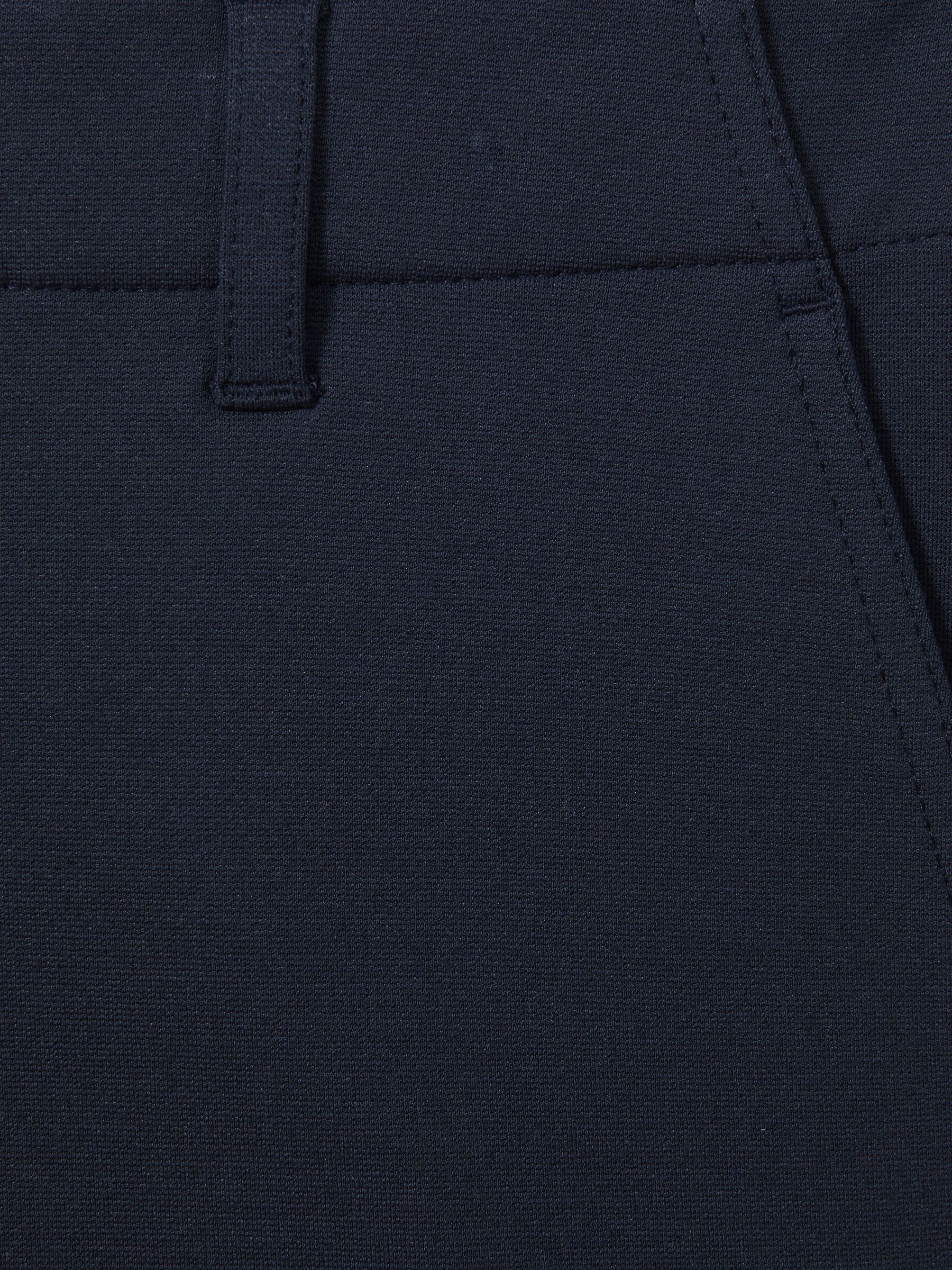 Paige Tailored Knitted Shorts in Deep Anchor