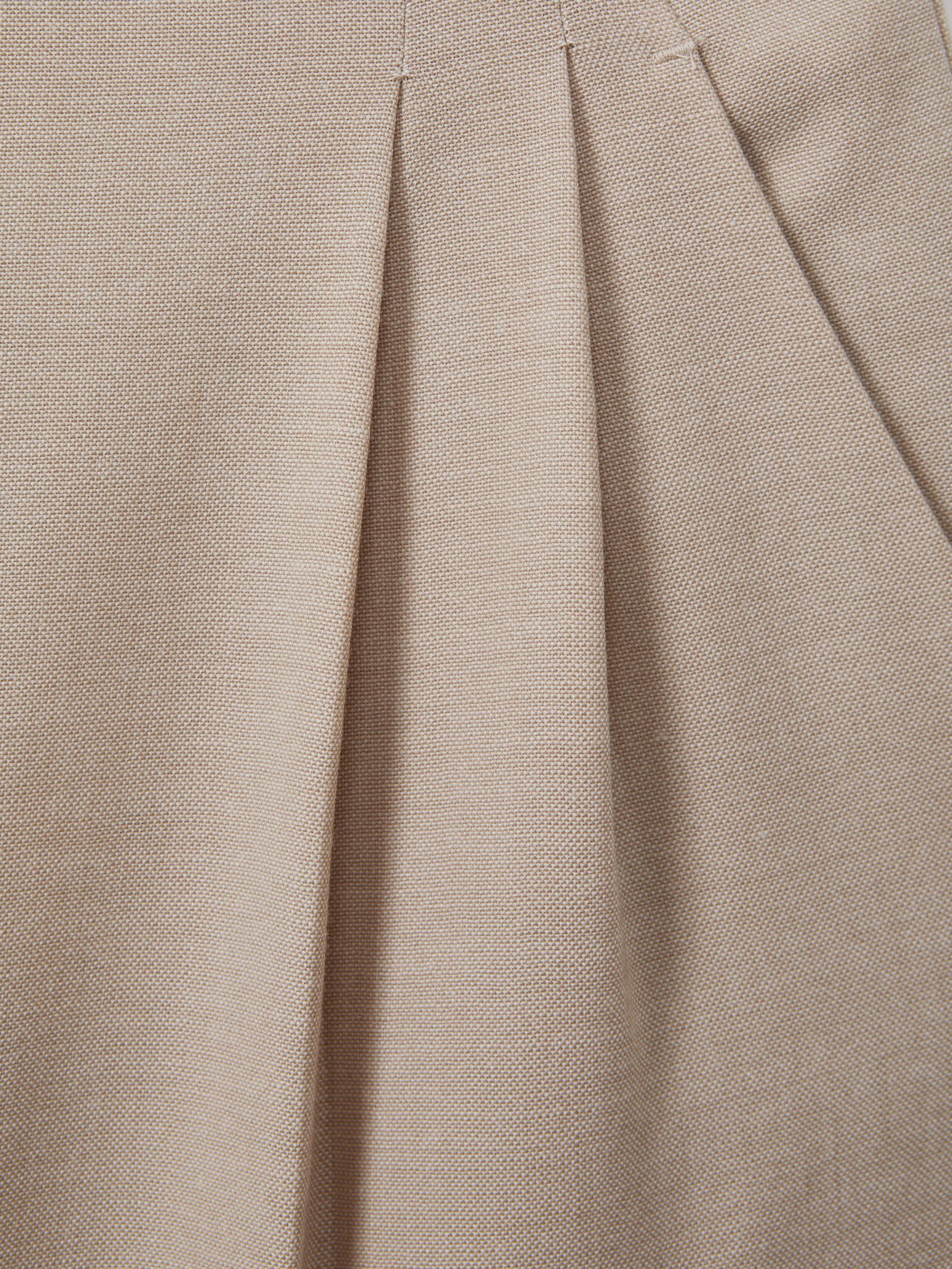 Wool Tailored Strappy Jumpsuit in Neutral