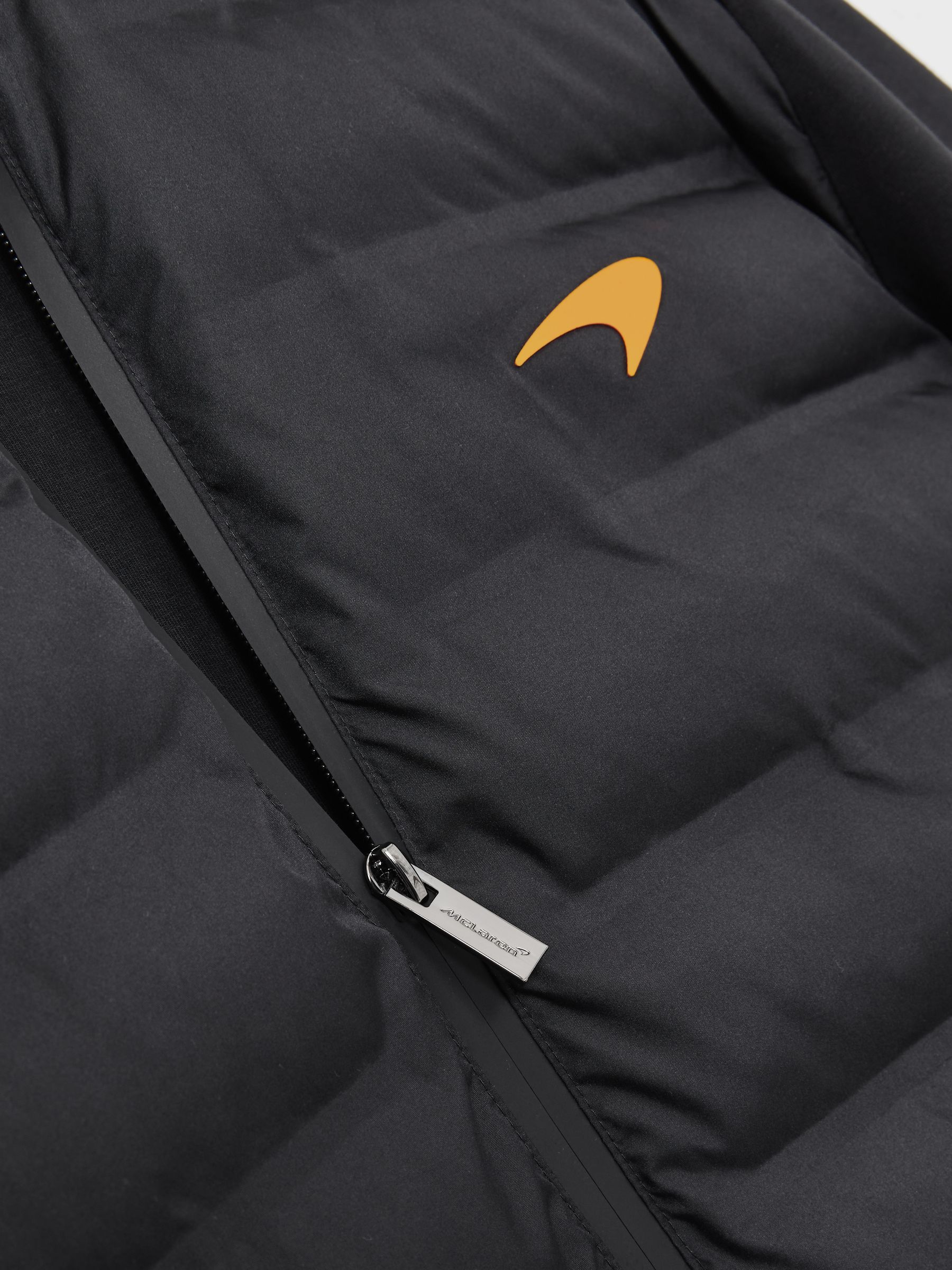 McLaren F1 Team Quilted Hybrid Jacket in Black