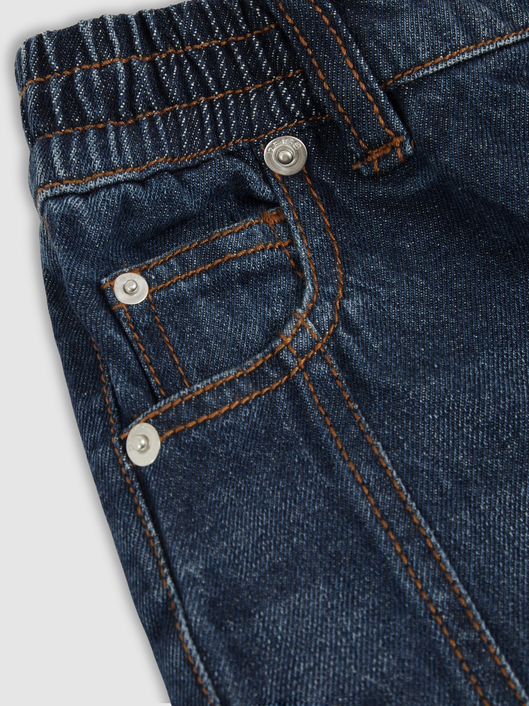 4-9 yrs Knee-Length Denim Shorts in Blue