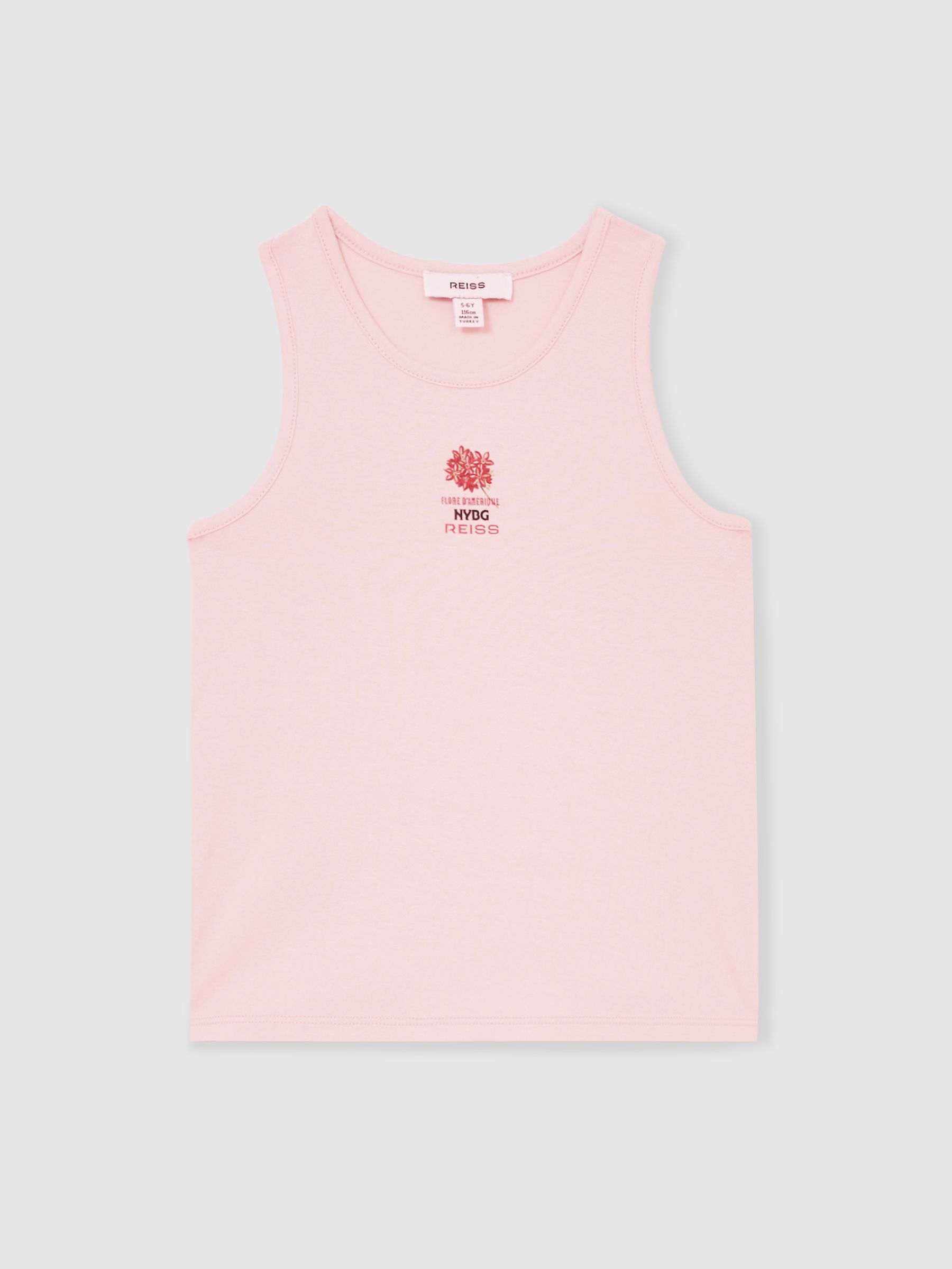9-13 yrs Reiss | NYBG Floral Emblem Vest in Pink