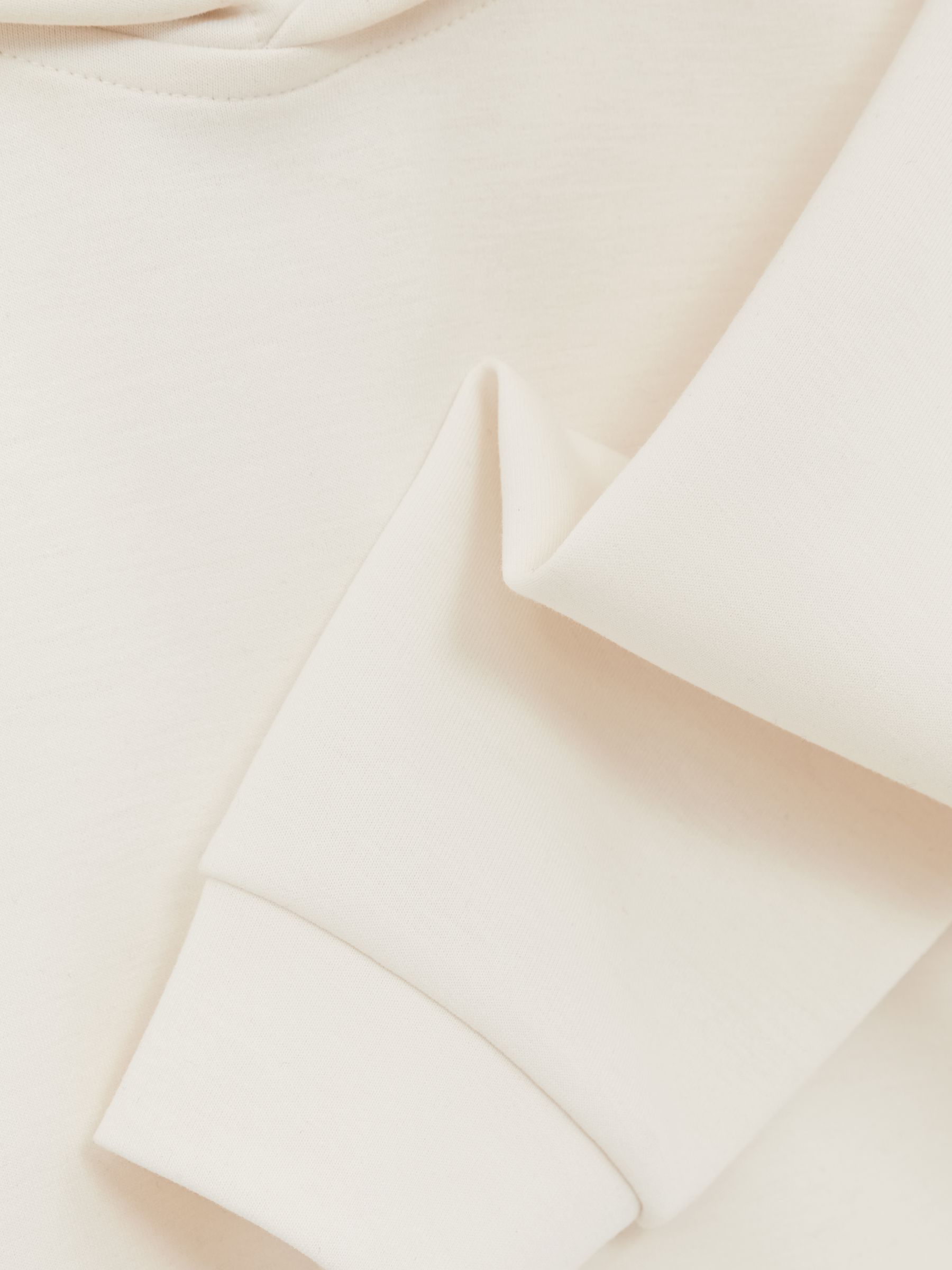 9-13 yrs Interlock Jersey Hoodie in Off White