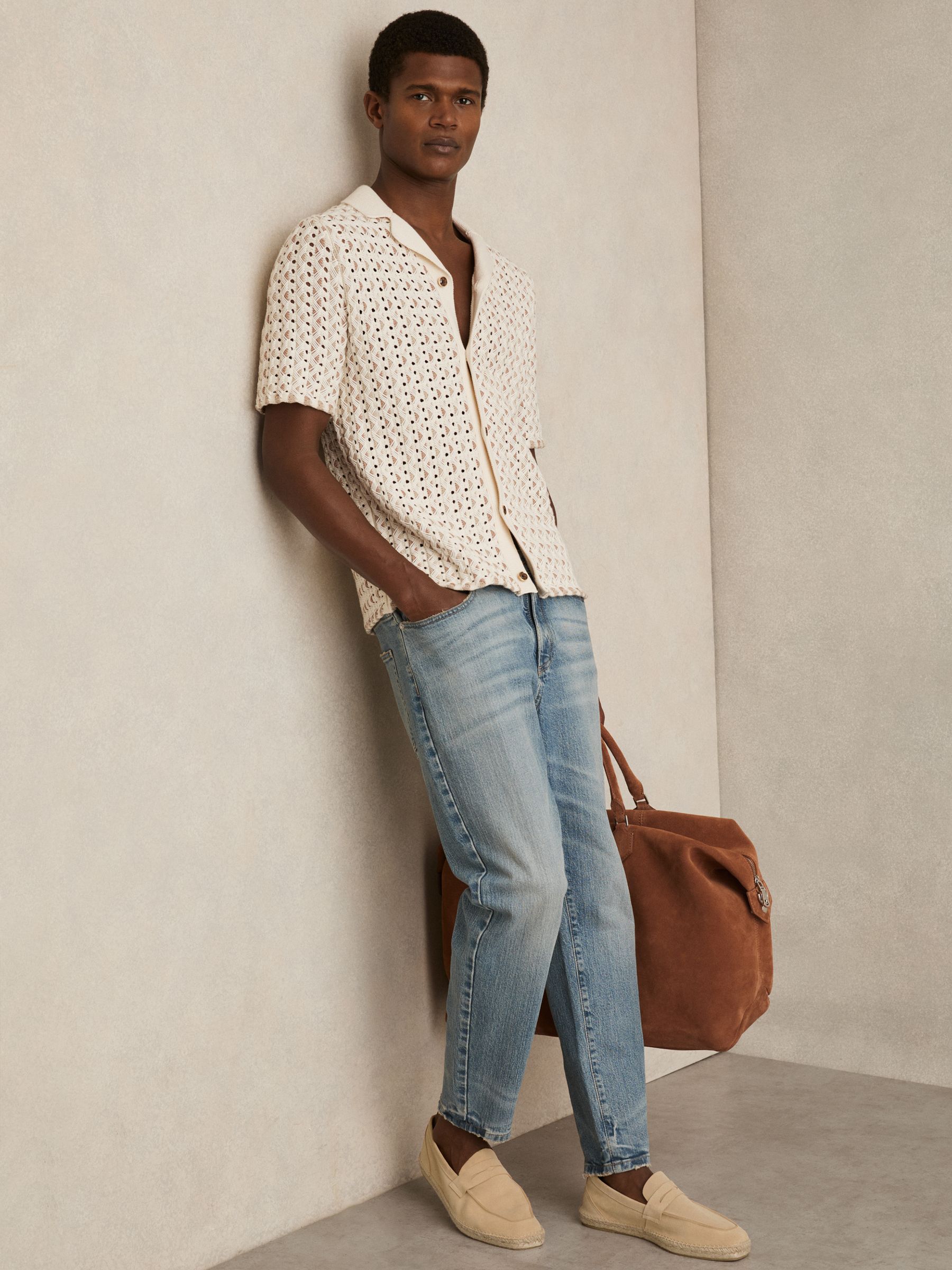 Suede Penny-Strap Espadrilles in Sand Yellow