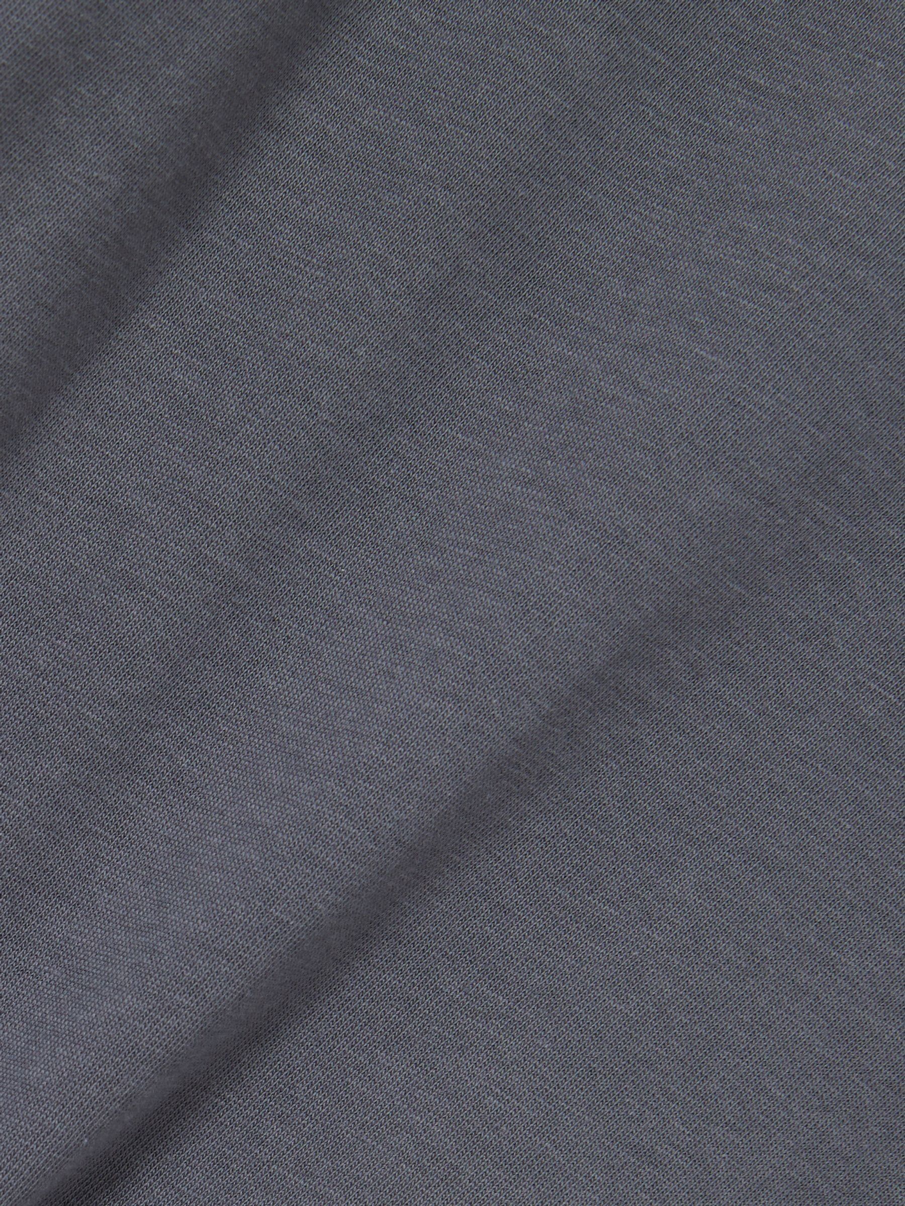 13-14 yrs Cotton Crew Neck T-Shirt in Washed Airforce Blue