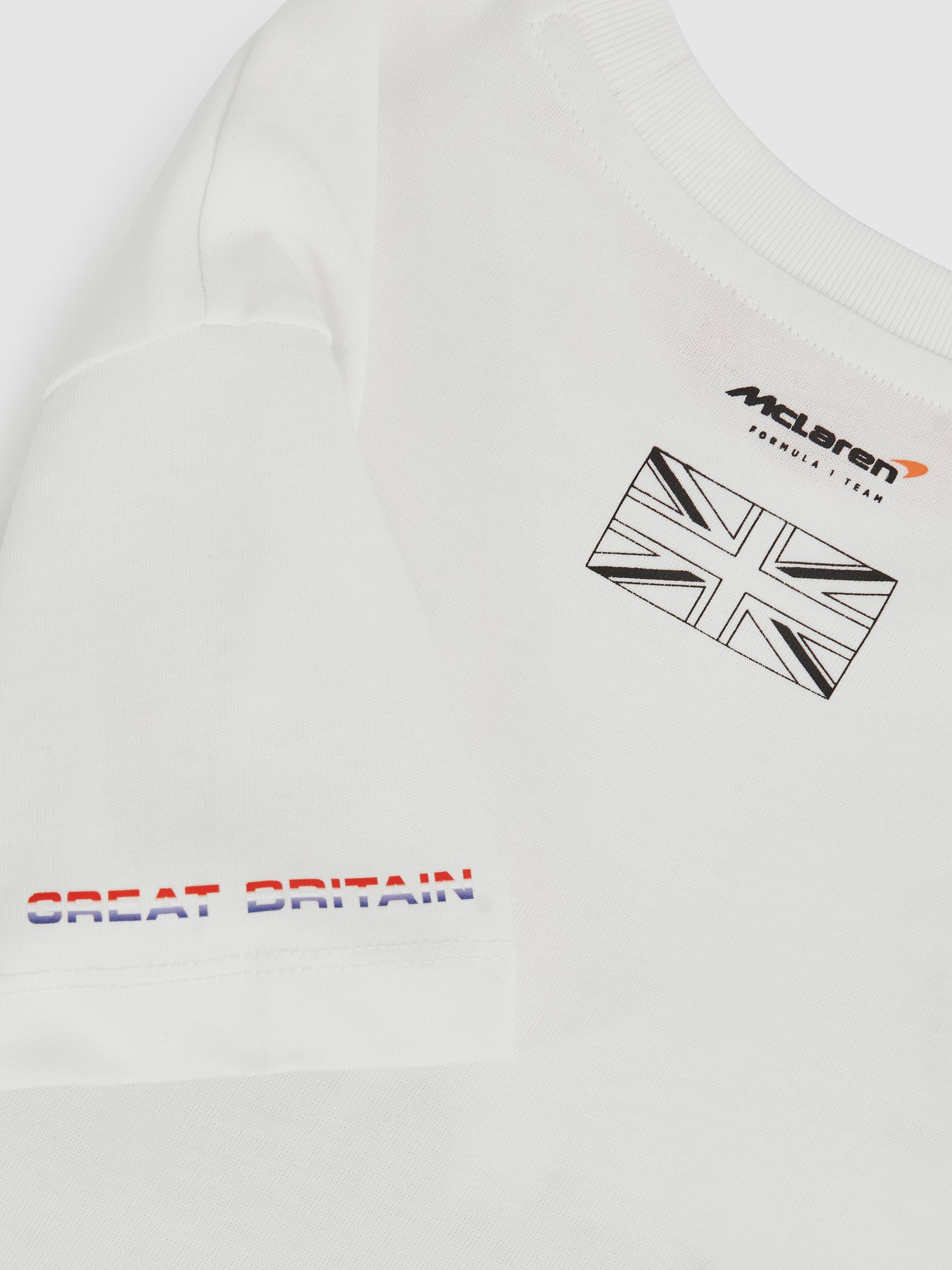 9-13 yrs McLaren F1 Team British GP T-Shirt Unisex Fit in White