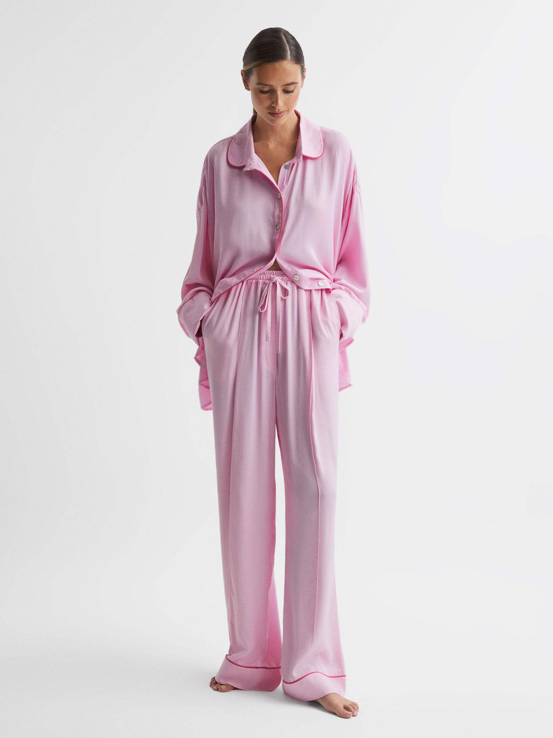 Sleeper Relaxed Drawstring Trousers in Bubblegum