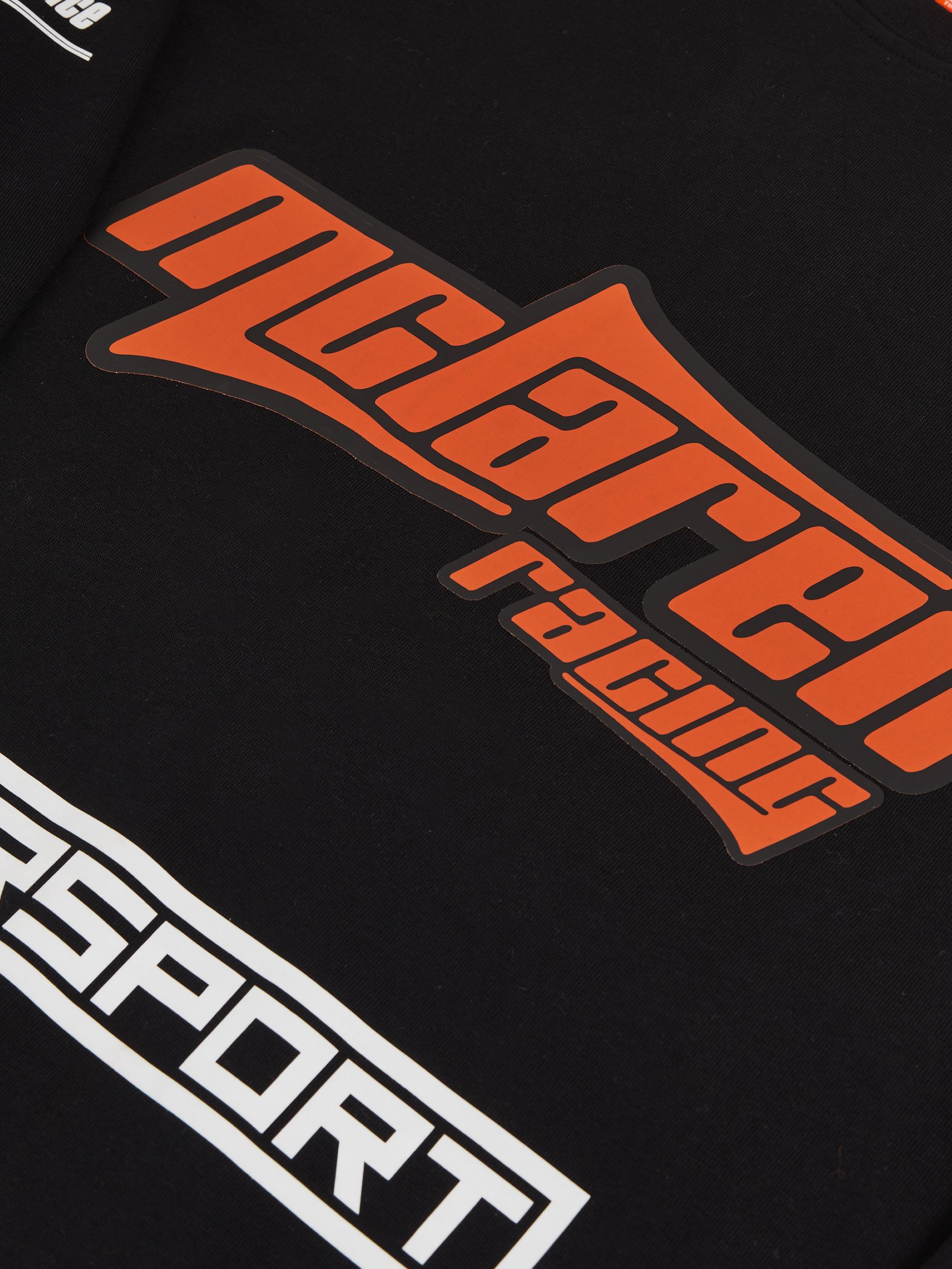 McLaren F1 Team Cotton Logo T-Shirt Unisex Fit in Black