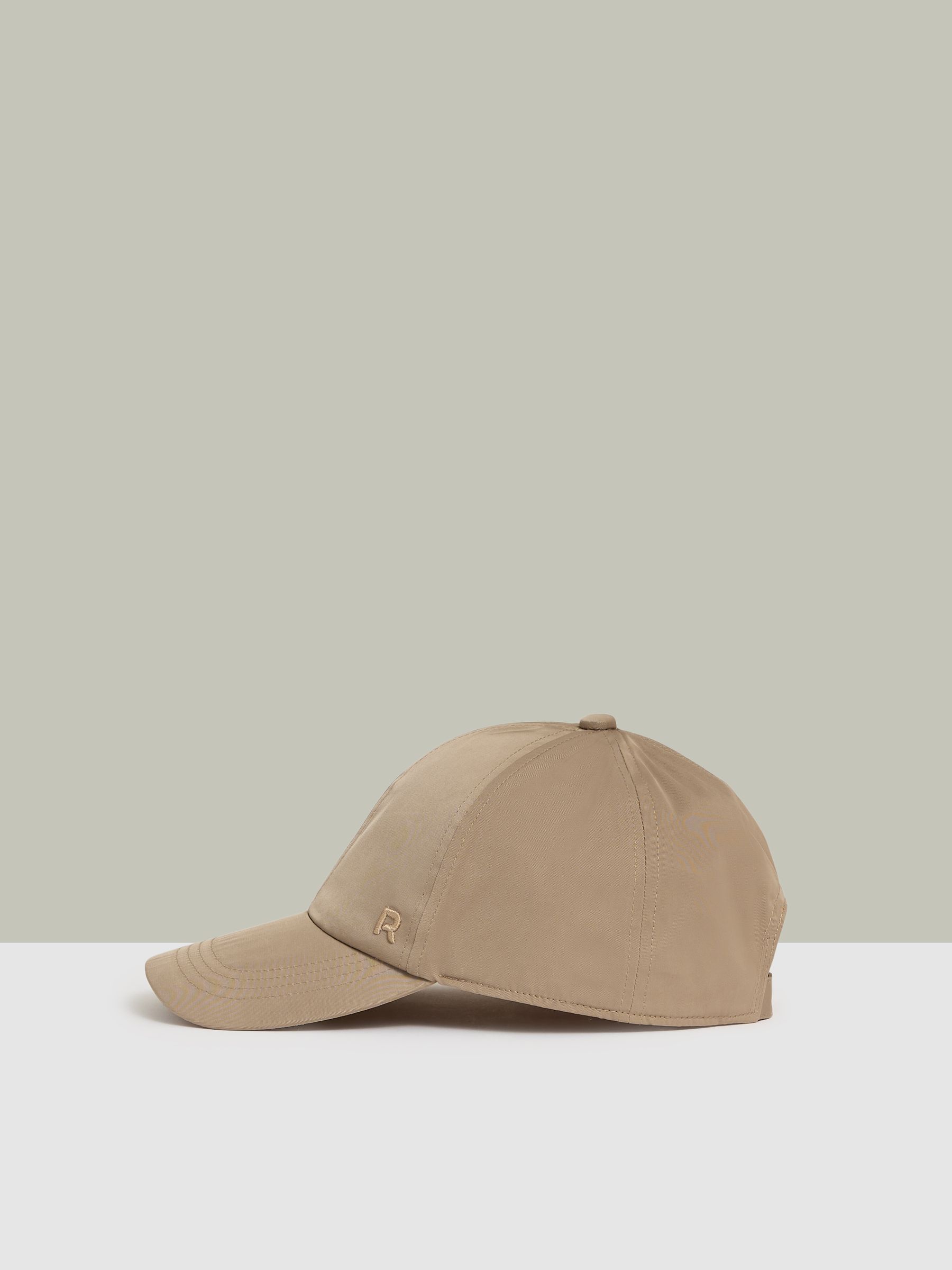 Logo-Embroidered Baseball Cap in Taupe