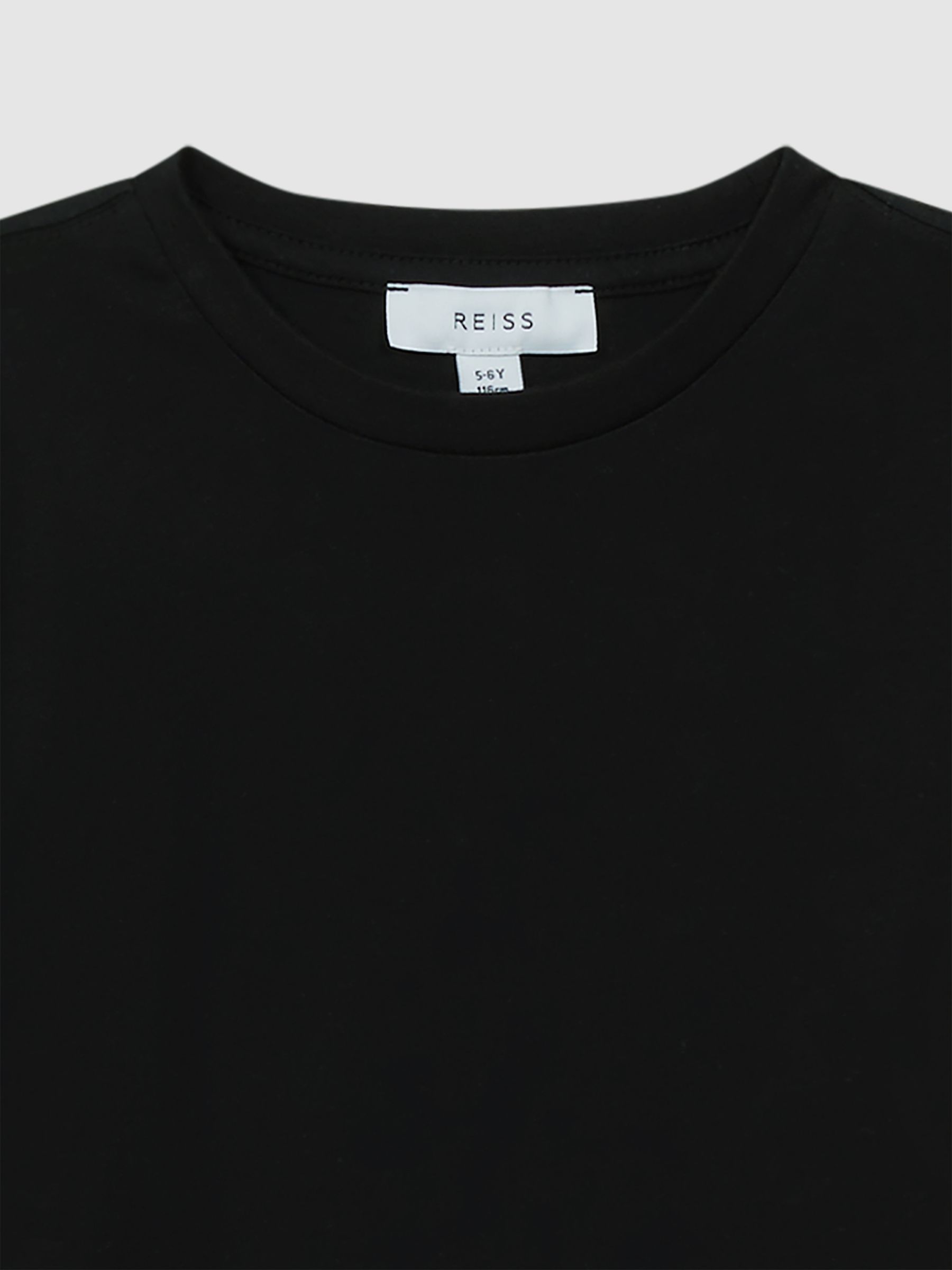 3-9 yrs Crew Neck T-Shirt in Black