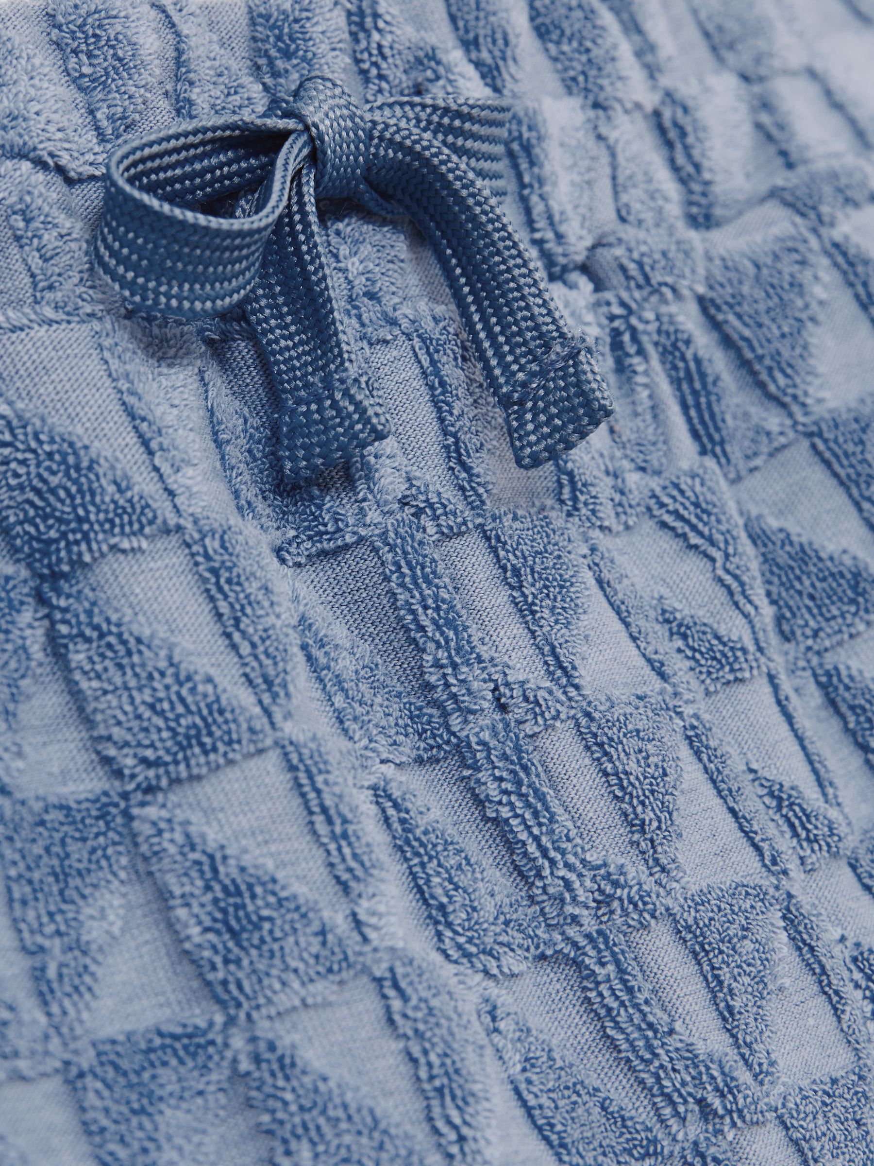 3-9 yrs Textured Towelling Shorts in Airforce Blue