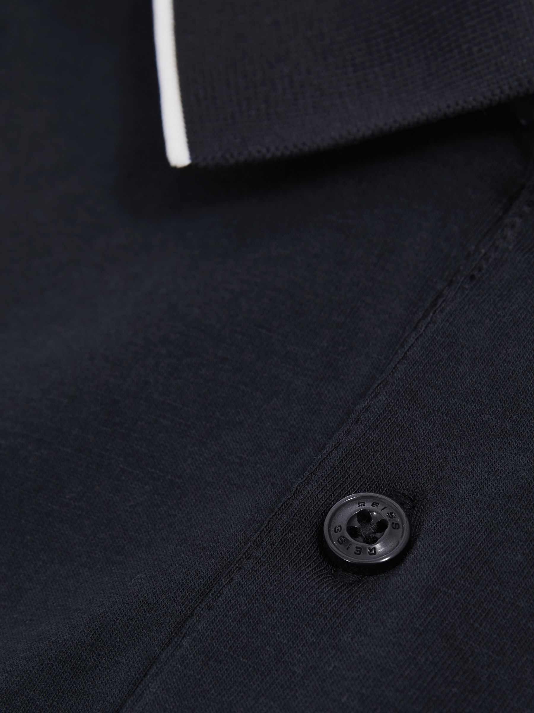 McLaren F1 Team Cotton Polo Shirt in Navy