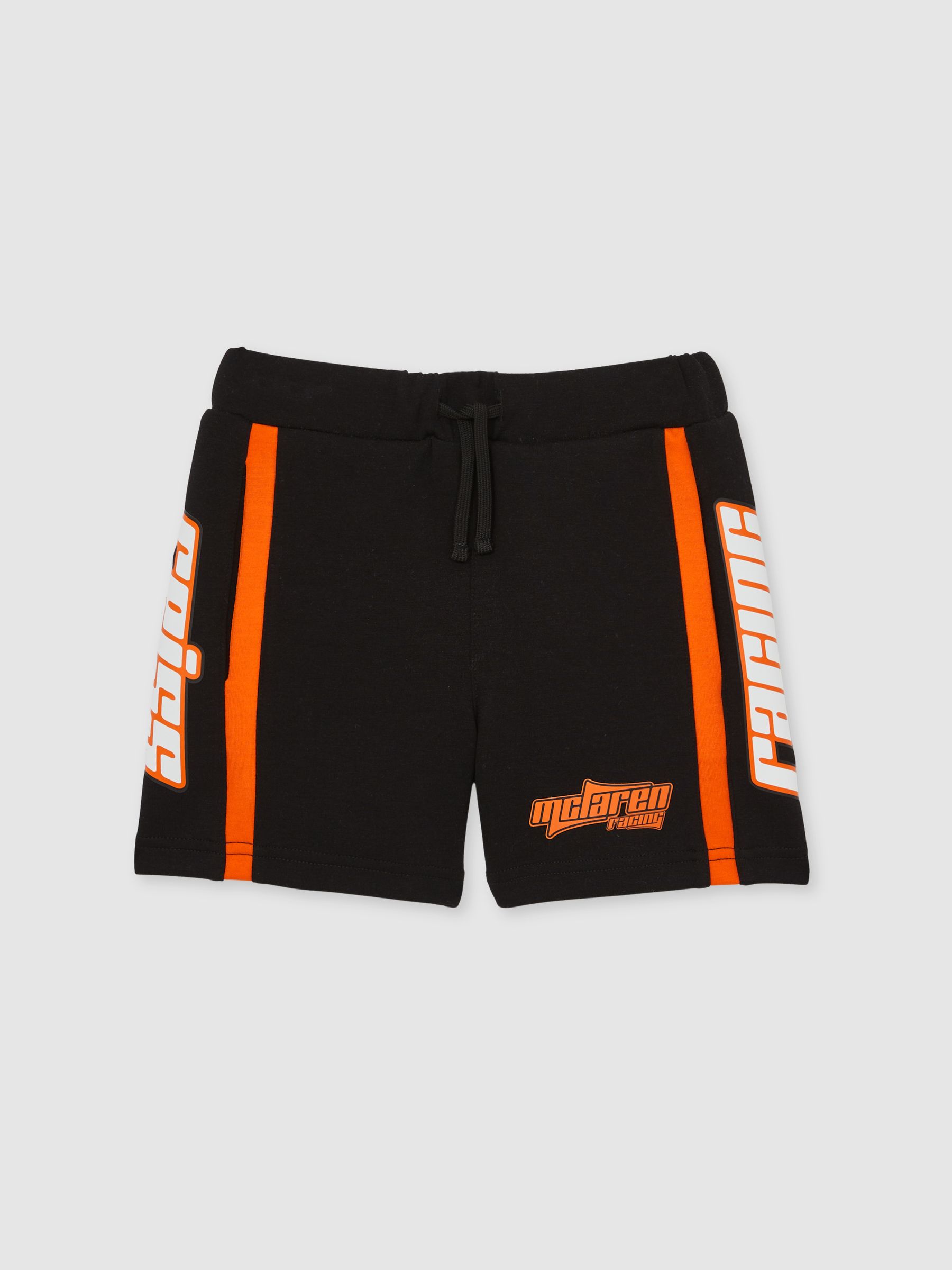 13-14 yrs McLaren F1 Team Drawstring Shorts Unisex Fit in Black/Orange