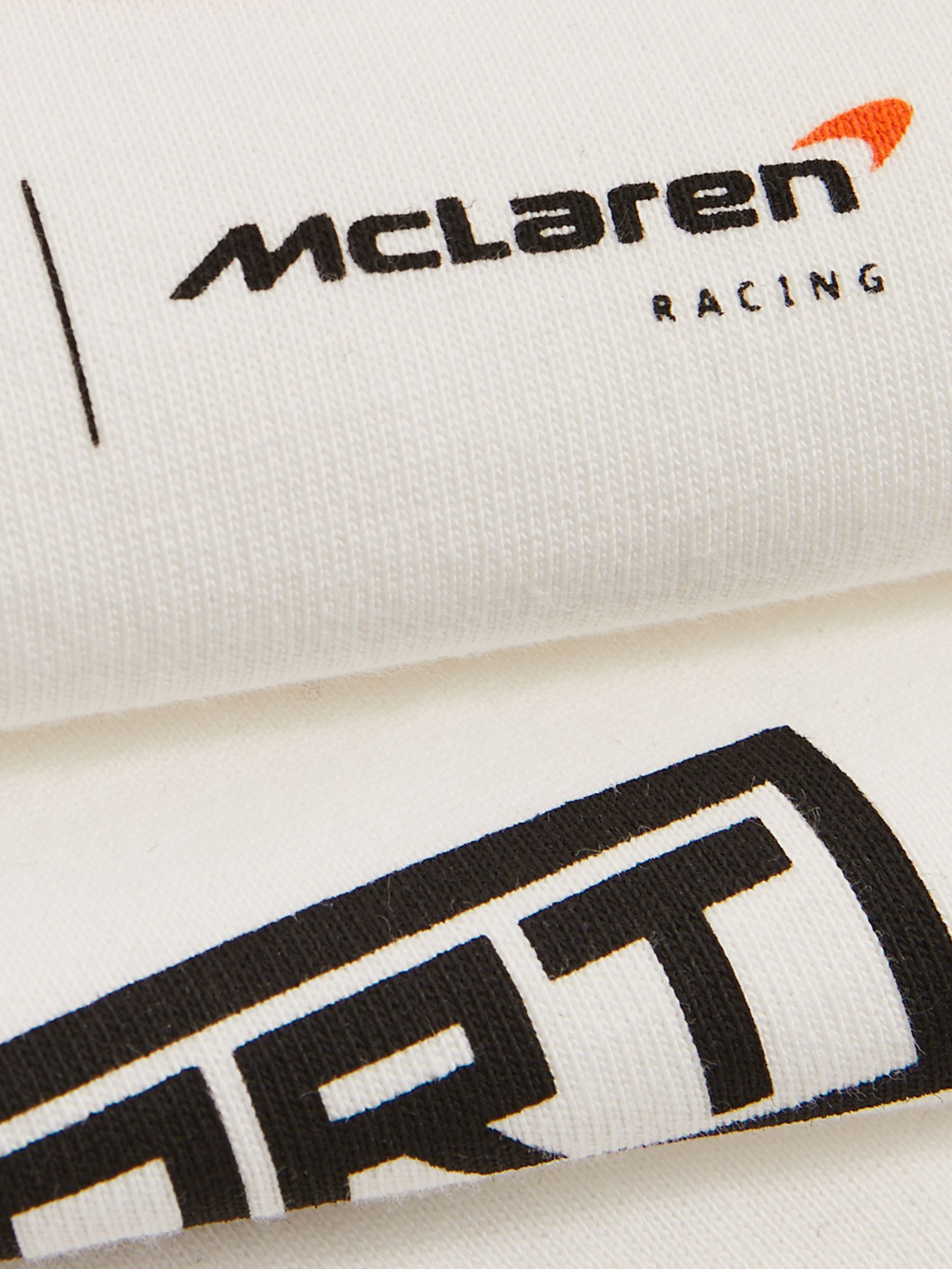 9-13 yrs McLaren F1 Team Cotton Logo T-Shirt Unisex Fit in White