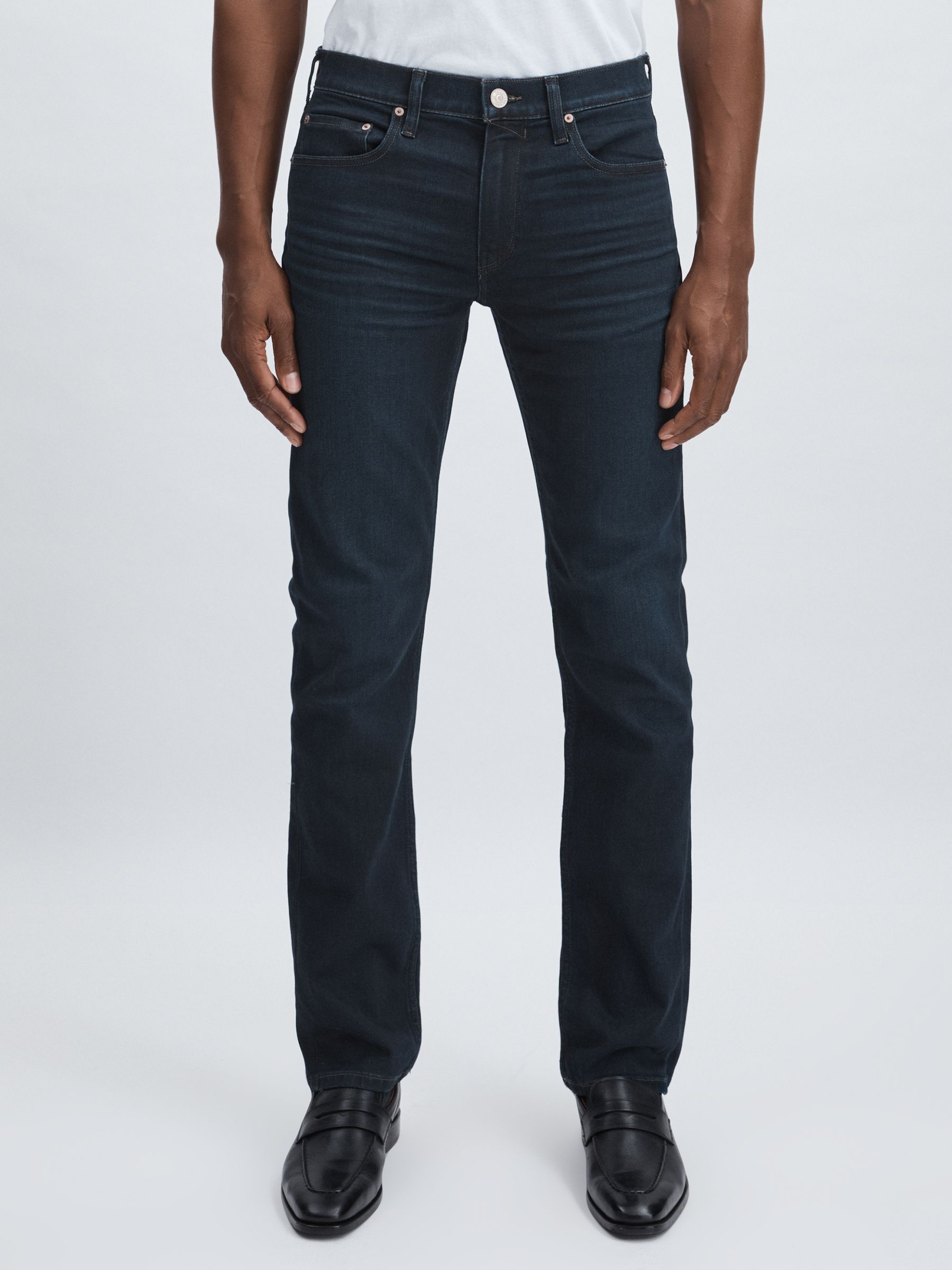Paige Slim Ranchwood Straight-Leg Jeans in Ranchwood