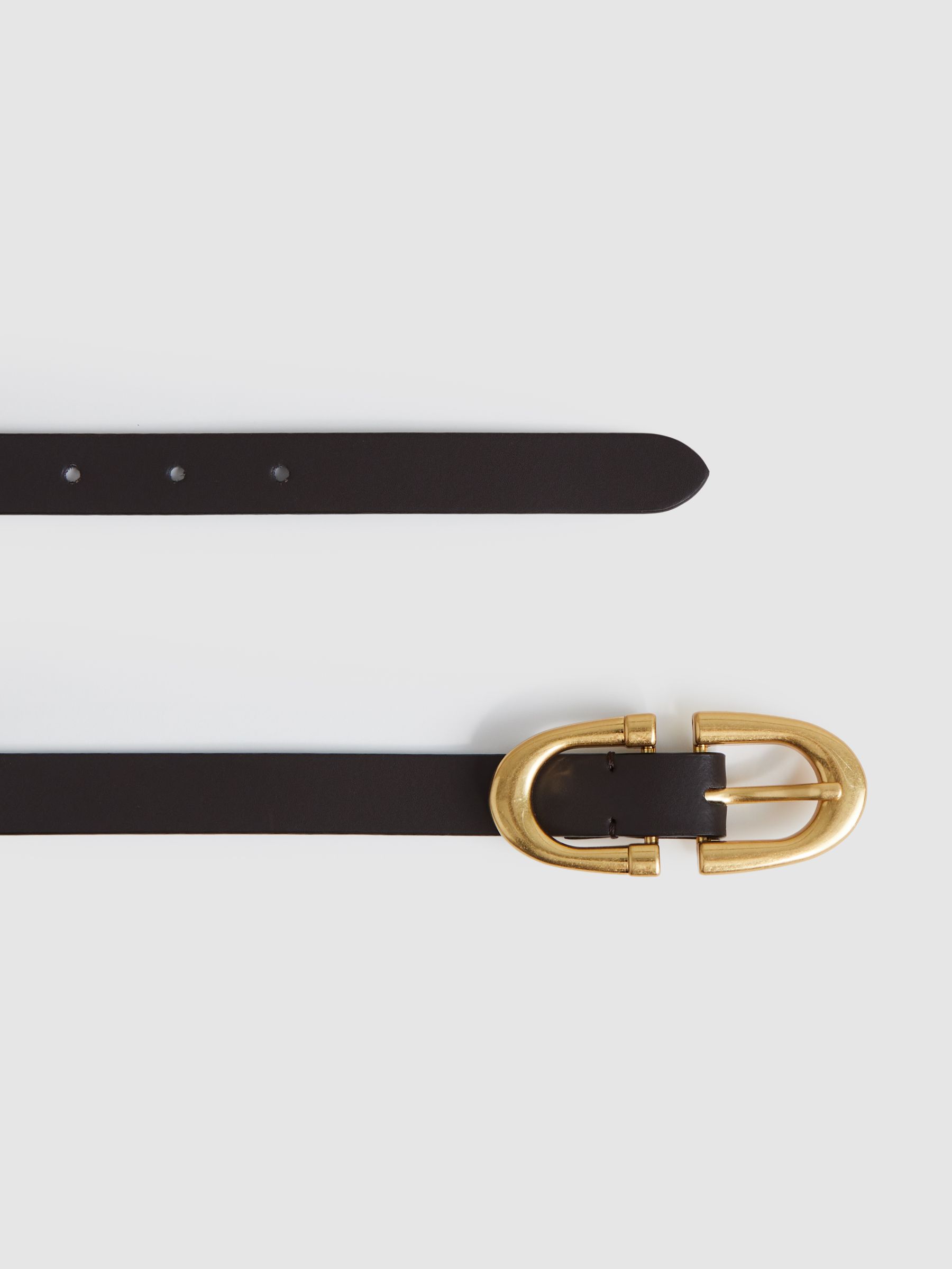 Horseshoe Belt in Chocolate